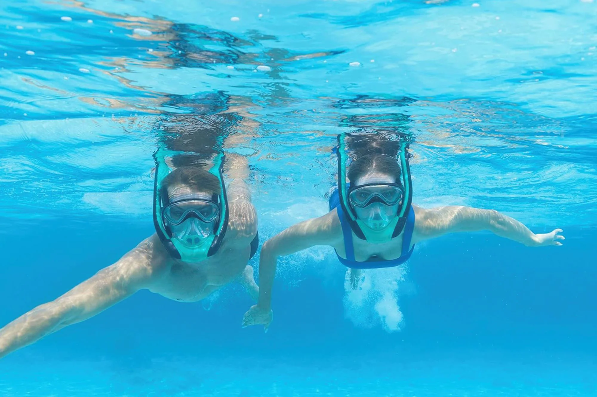Masca pentru snorkeling Bestway SeaClear, marime L/XL foto