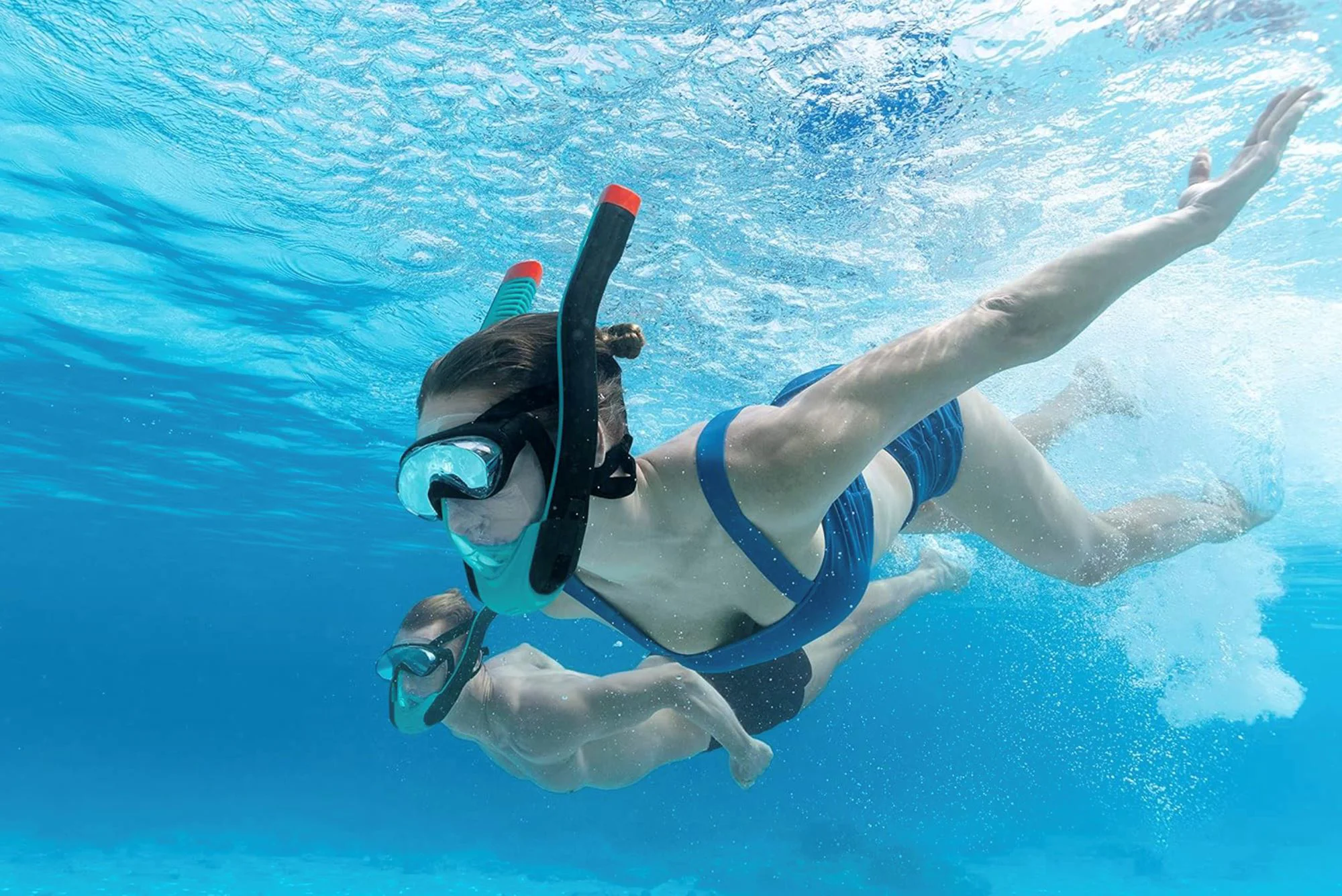 Masca pentru snorkeling Bestway SeaClear, marime L/XL foto