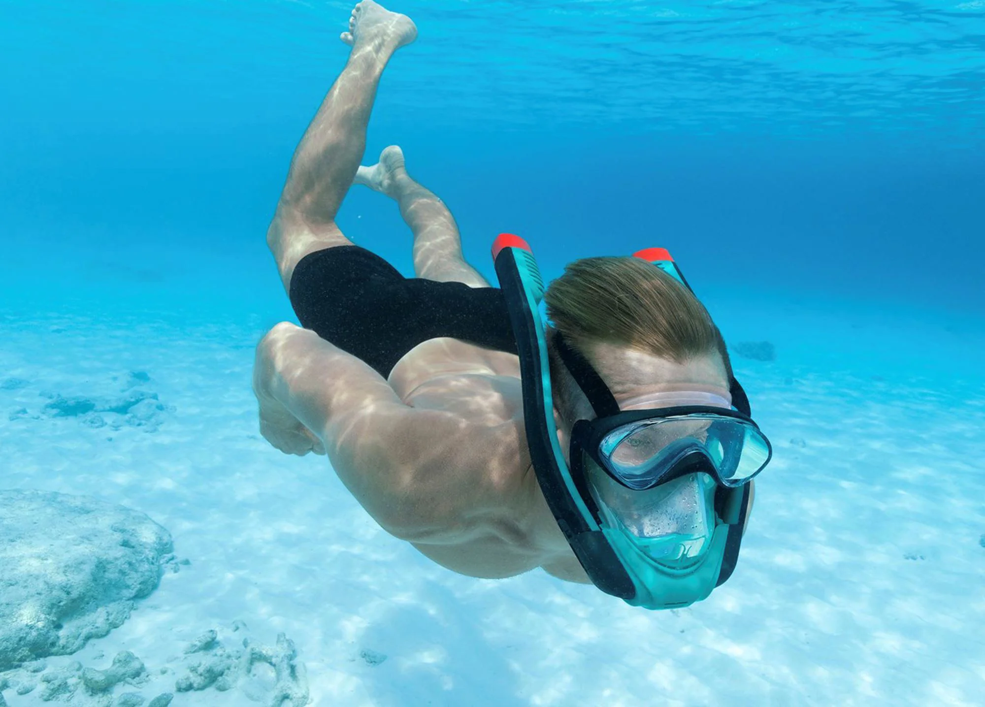 Masca pentru snorkeling Bestway SeaClear, marime S/M foto