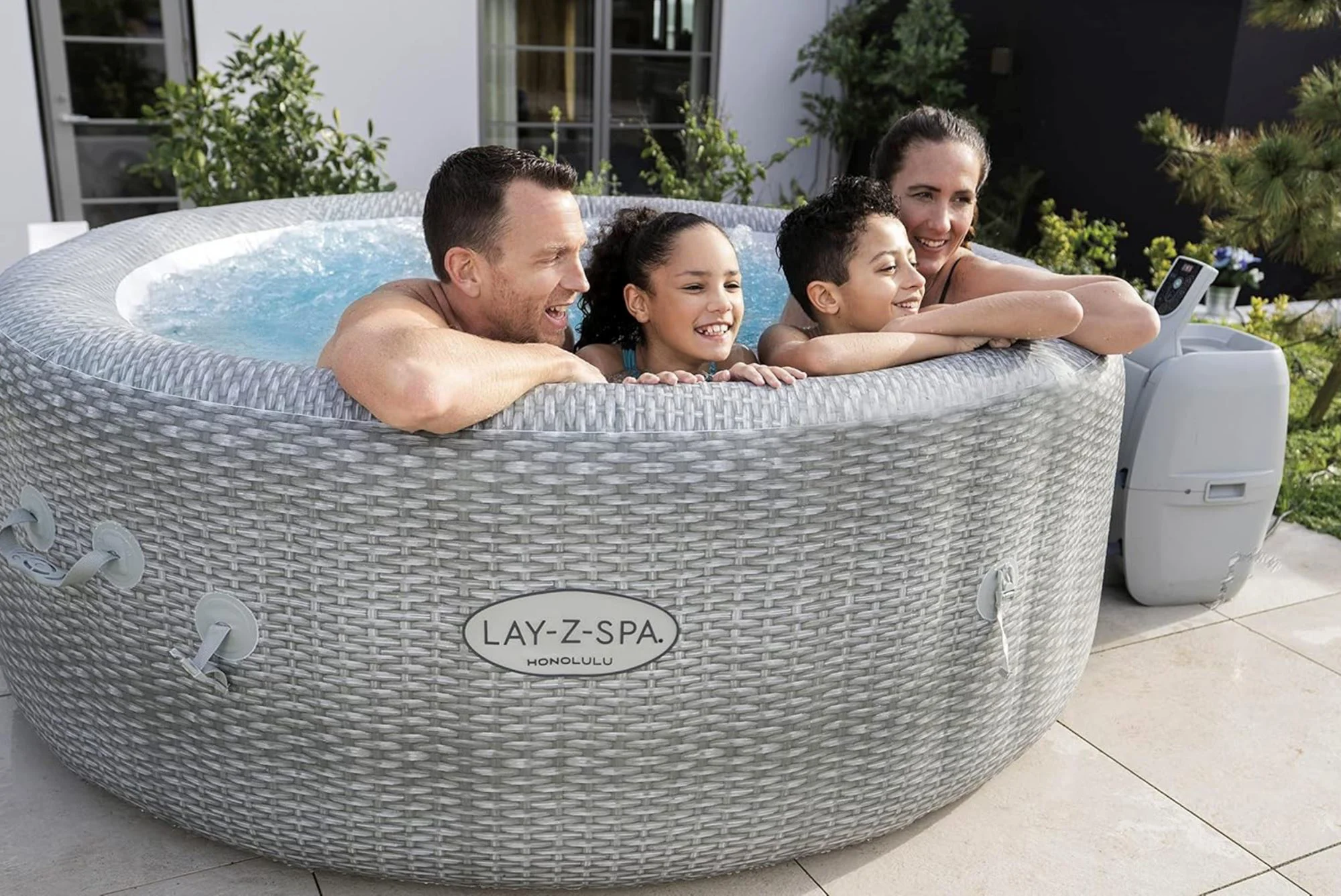 Jacuzzi Bestway SPA Honolulu AirJet. 196x71cm, 916L, 4-6 persoane foto