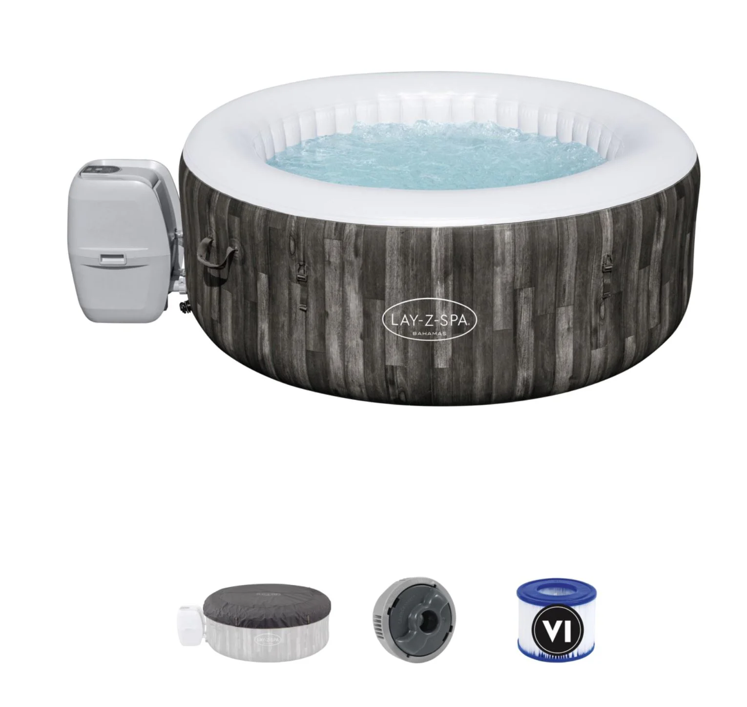 Jacuzzi Bestway SPA Bahamas AirJet, 180x66cm, 669L, 4 persoane foto