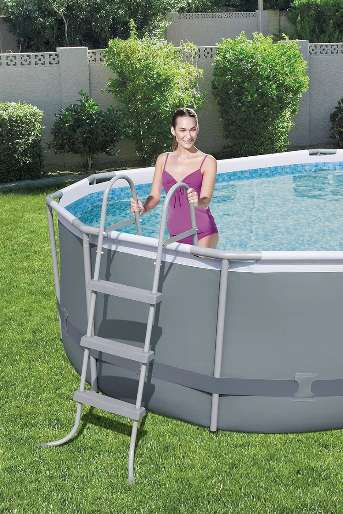 Бассейн Bestway Power Steell 427x250x100 см, 7250 л, металлический каркас foto