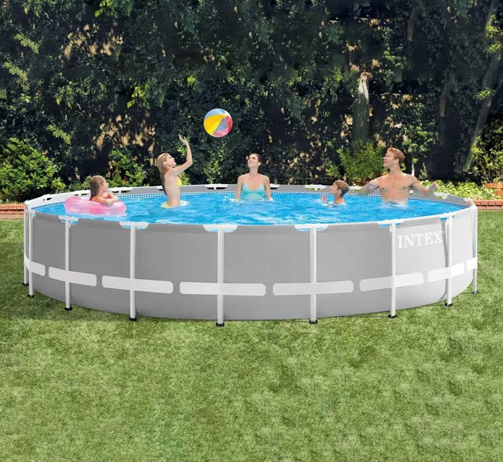 Piscina INTEX cu carcas de metal, 366x76cm, 6503L foto