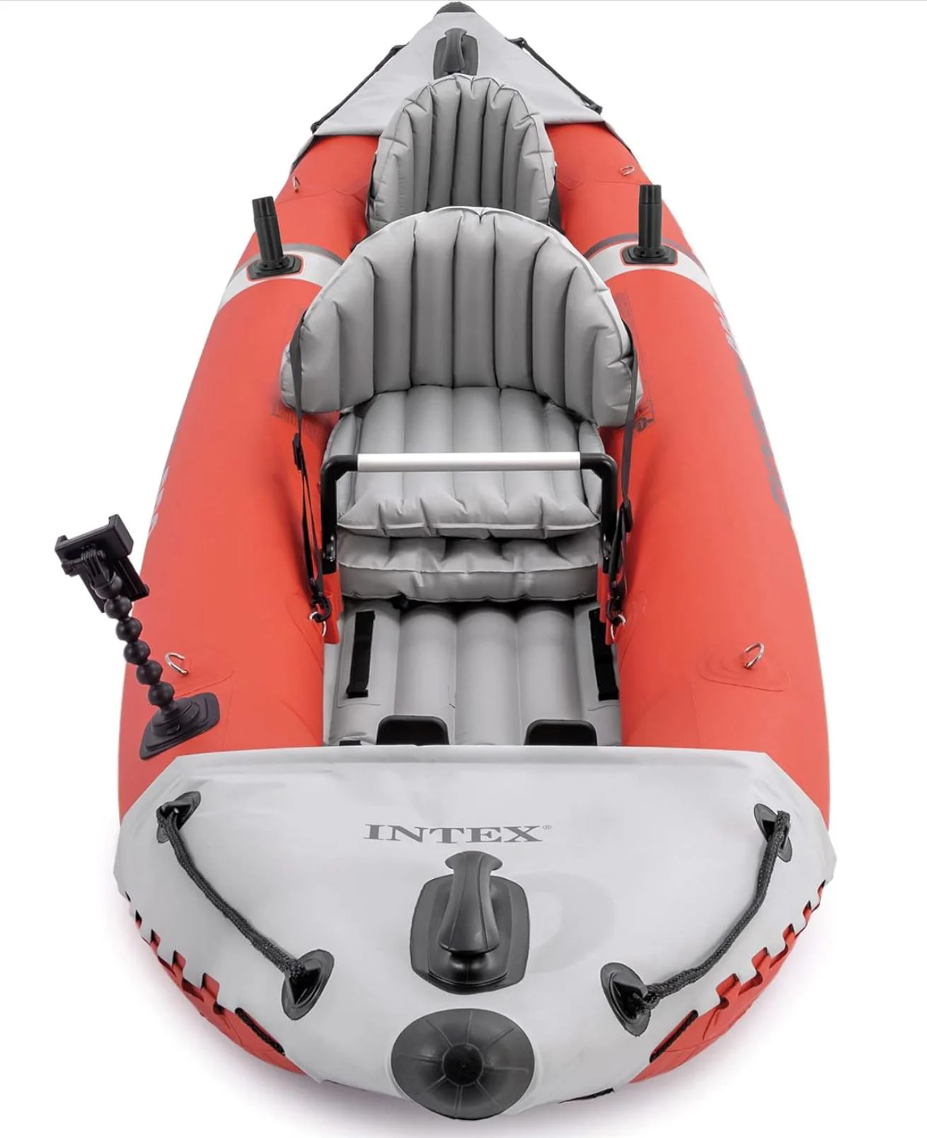Надувной каяк INTEX Excursion Pro K2, с веслами и насосом, 384x94x46 см, до 180 кг foto