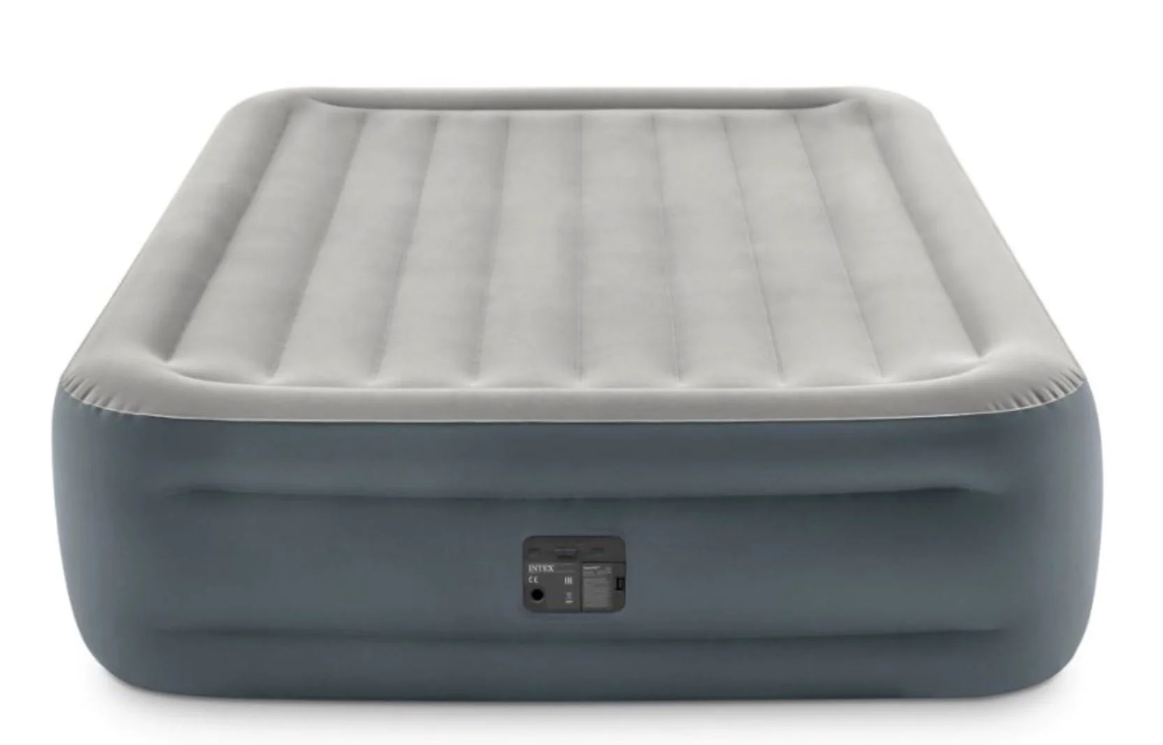 Pat gonflabil INTEX Velur Deluxe, cu pompa incorporata 220V, 152x203x46 cm foto