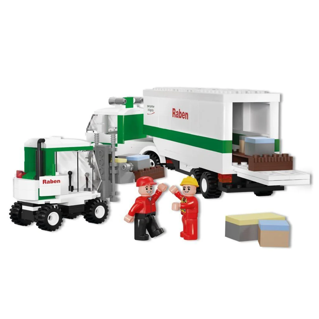 Конструктор Blocki Большой грузовик Raben Logistics, 377 элементов foto