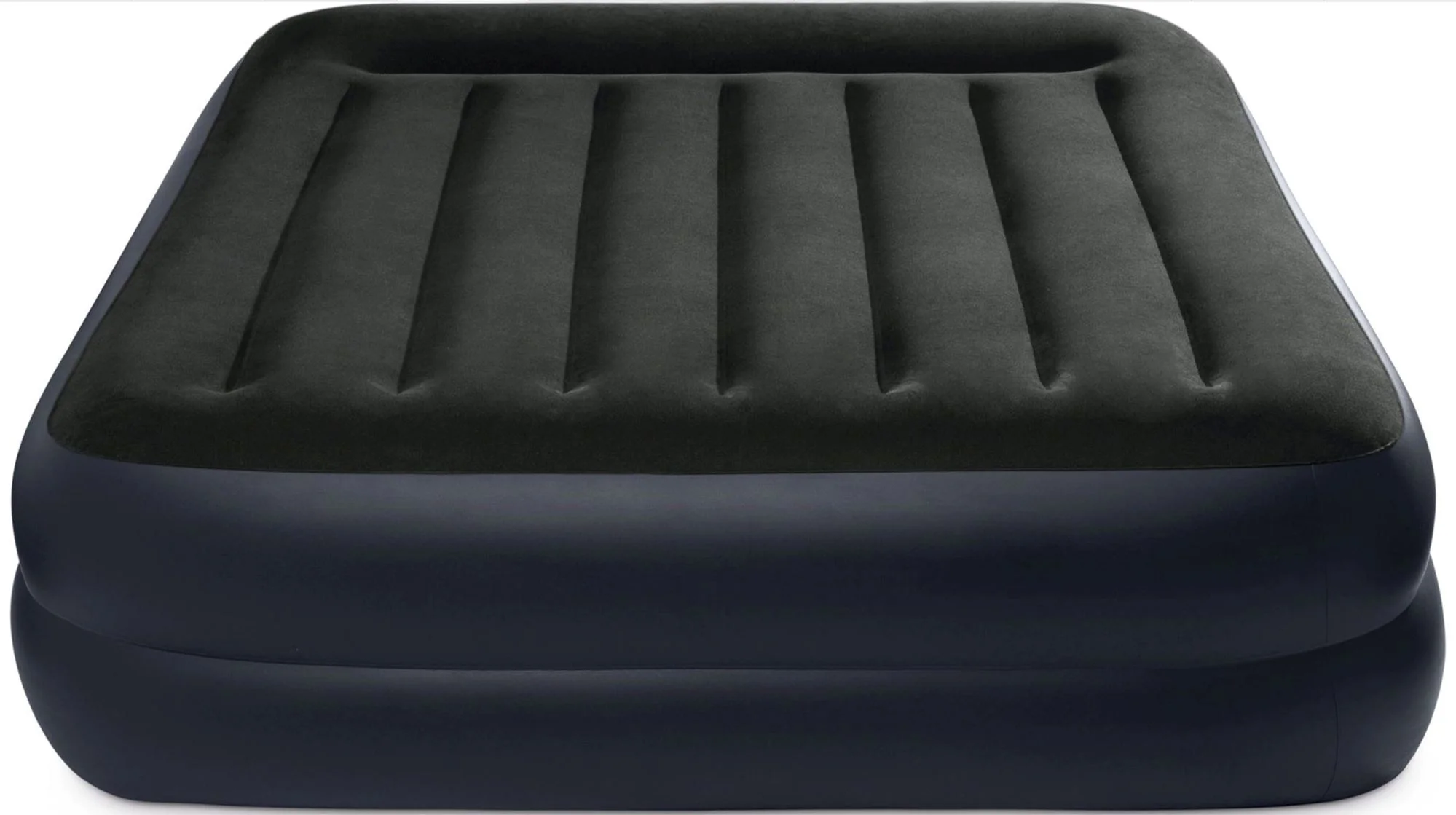 Надувная кровать INTEX Velur Pillow 152x203x42 см с подголовником и встроенным насосом foto