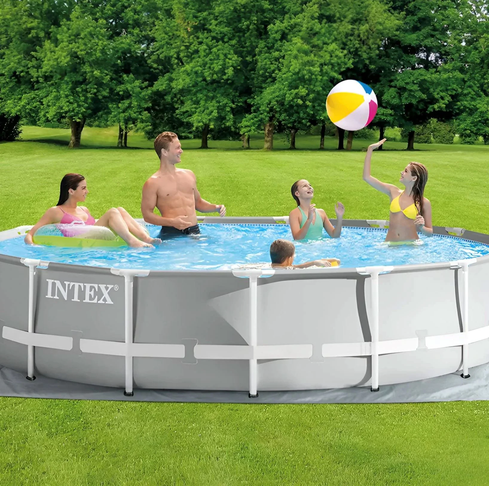 Piscina INTEX Prism Frame Premium 427x107cm, 12706L, cadru metalic foto