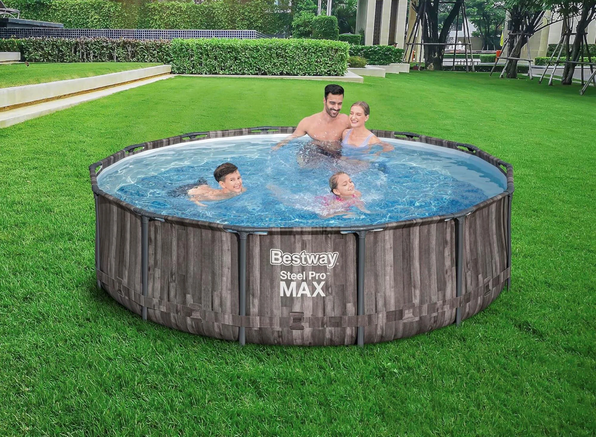 Бассейн Bestway Steel Pro Max 427x107 см, 13 030 л, металлический каркас foto