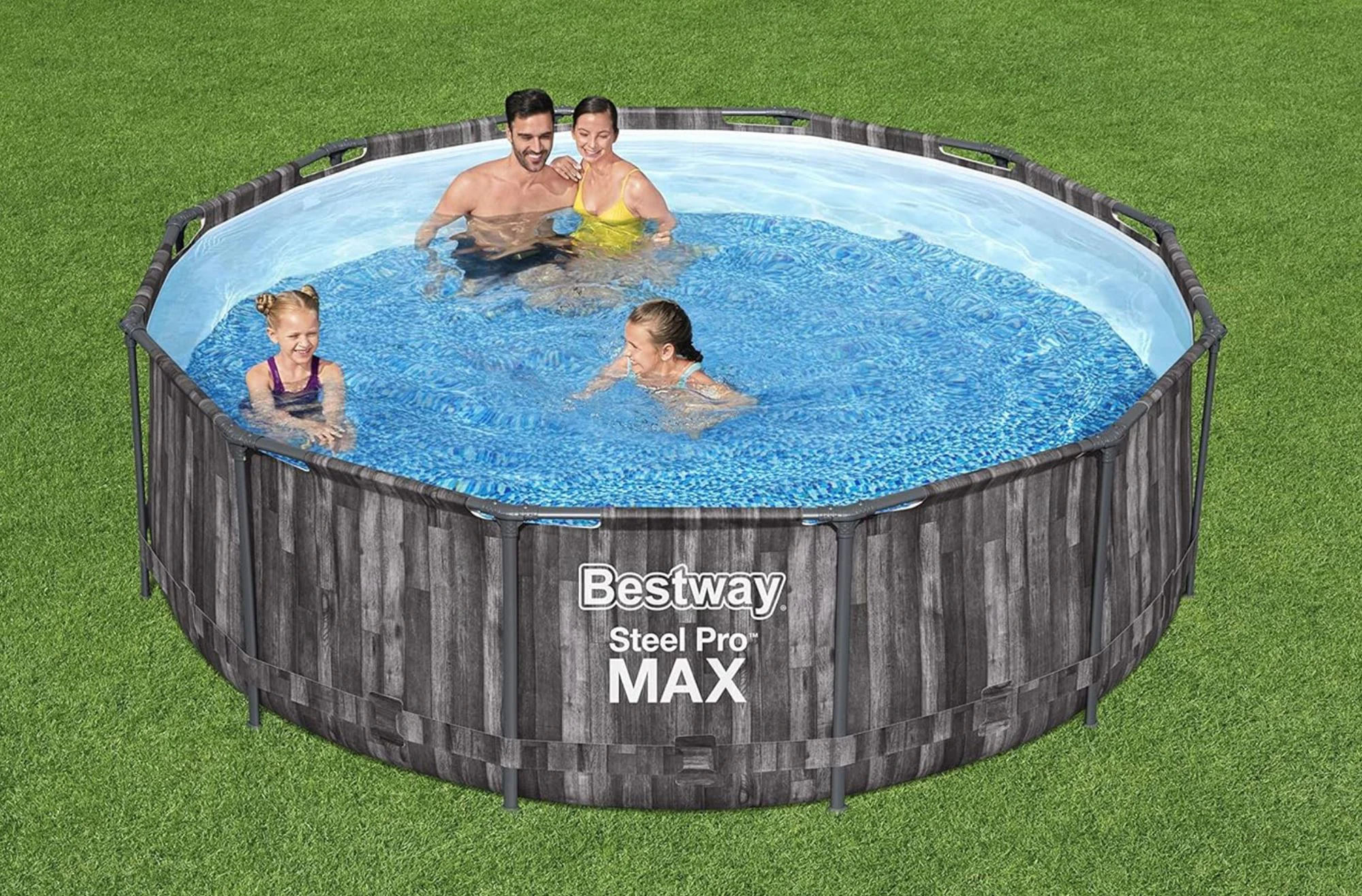 Бассейн Bestway Steel Pro Max 427x107 см, 13 030 л, металлический каркас foto