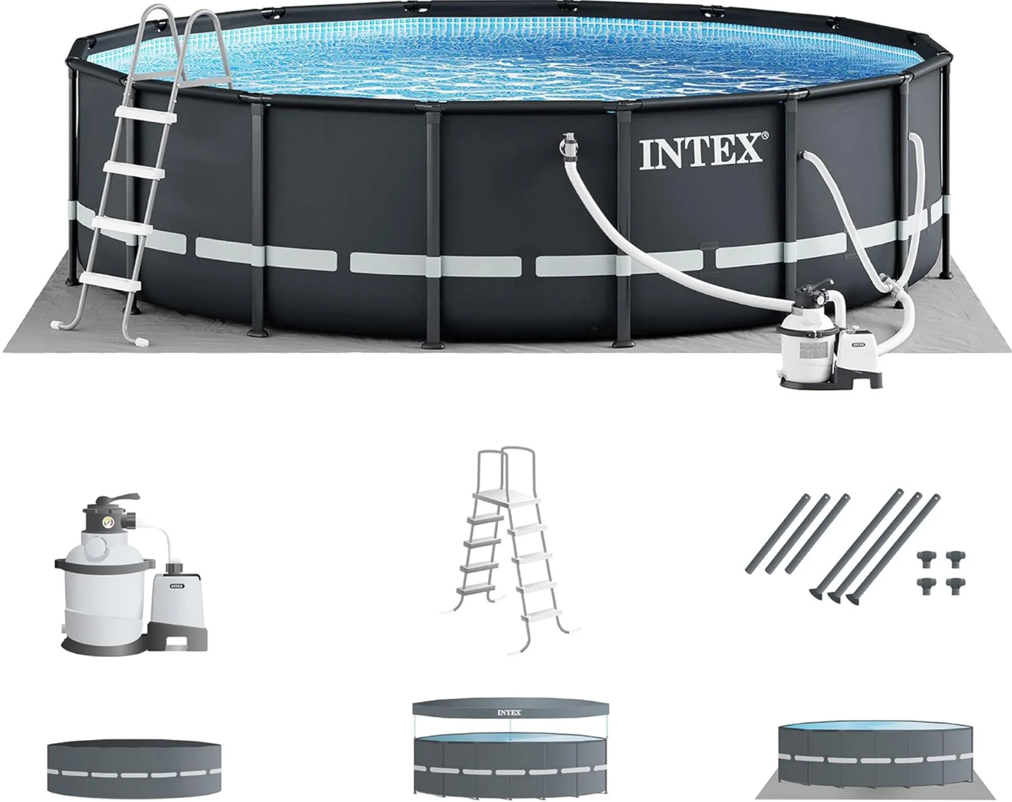 Piscina INTEX ULTRA XTR FRAME 488x122cm, 19156L, cadru metalic foto