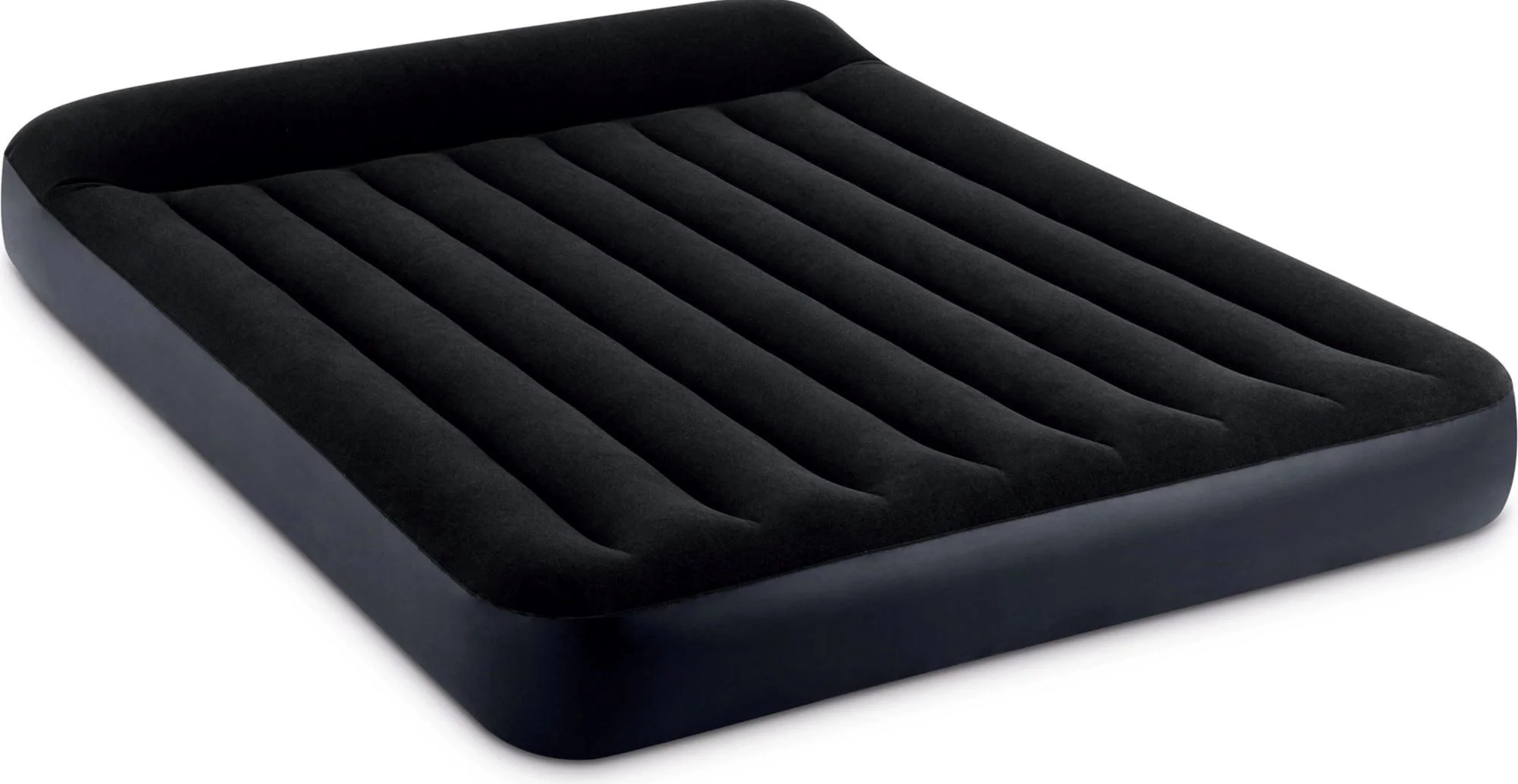 Надувной матрас INTEX Velur Classic, 183x203x25 см с подголовником, до 272 кг foto