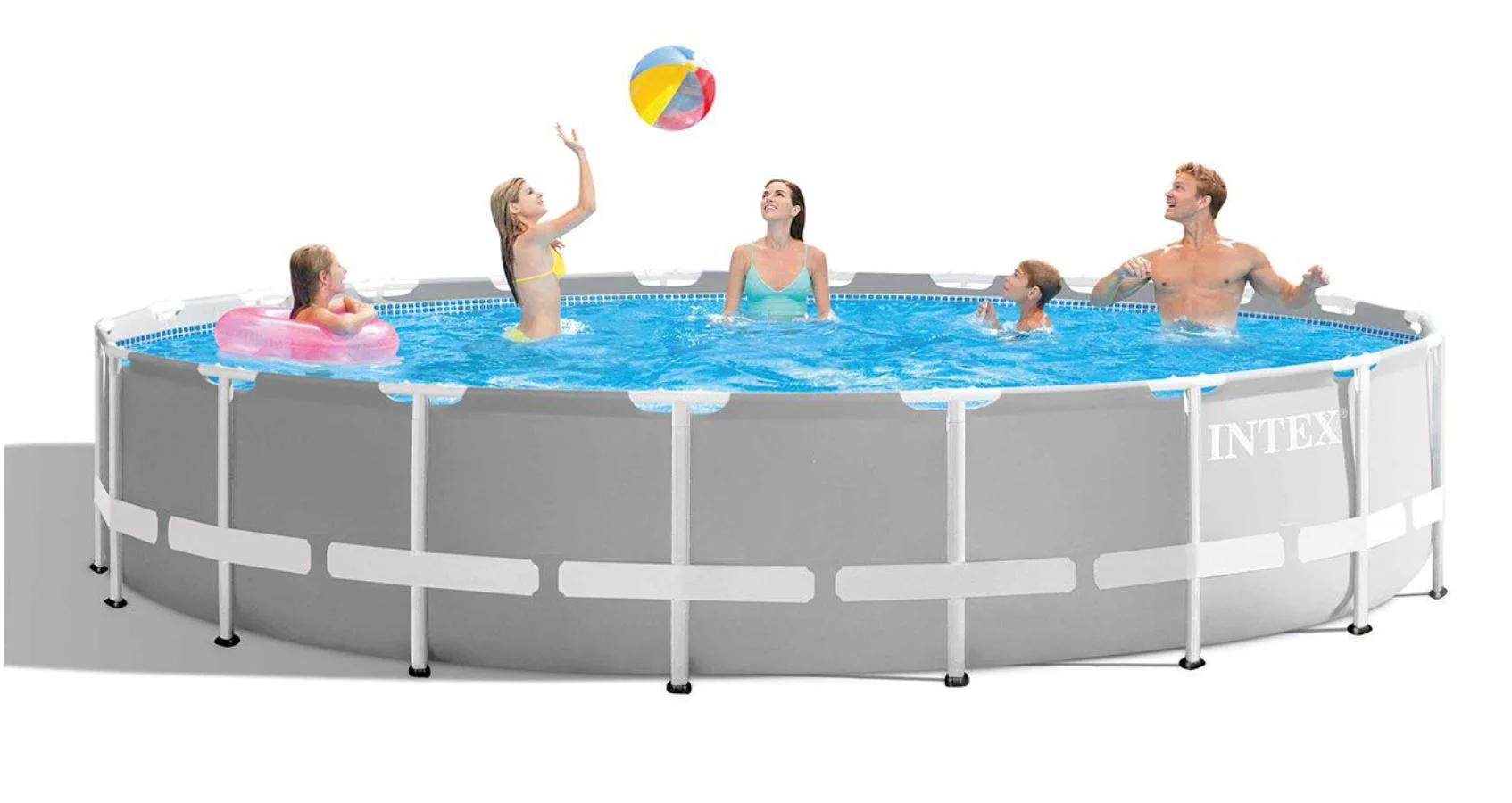 Piscina INTEX PRISM FRAME PREMIUM 610х132сm, 32695L, cadru metalic foto