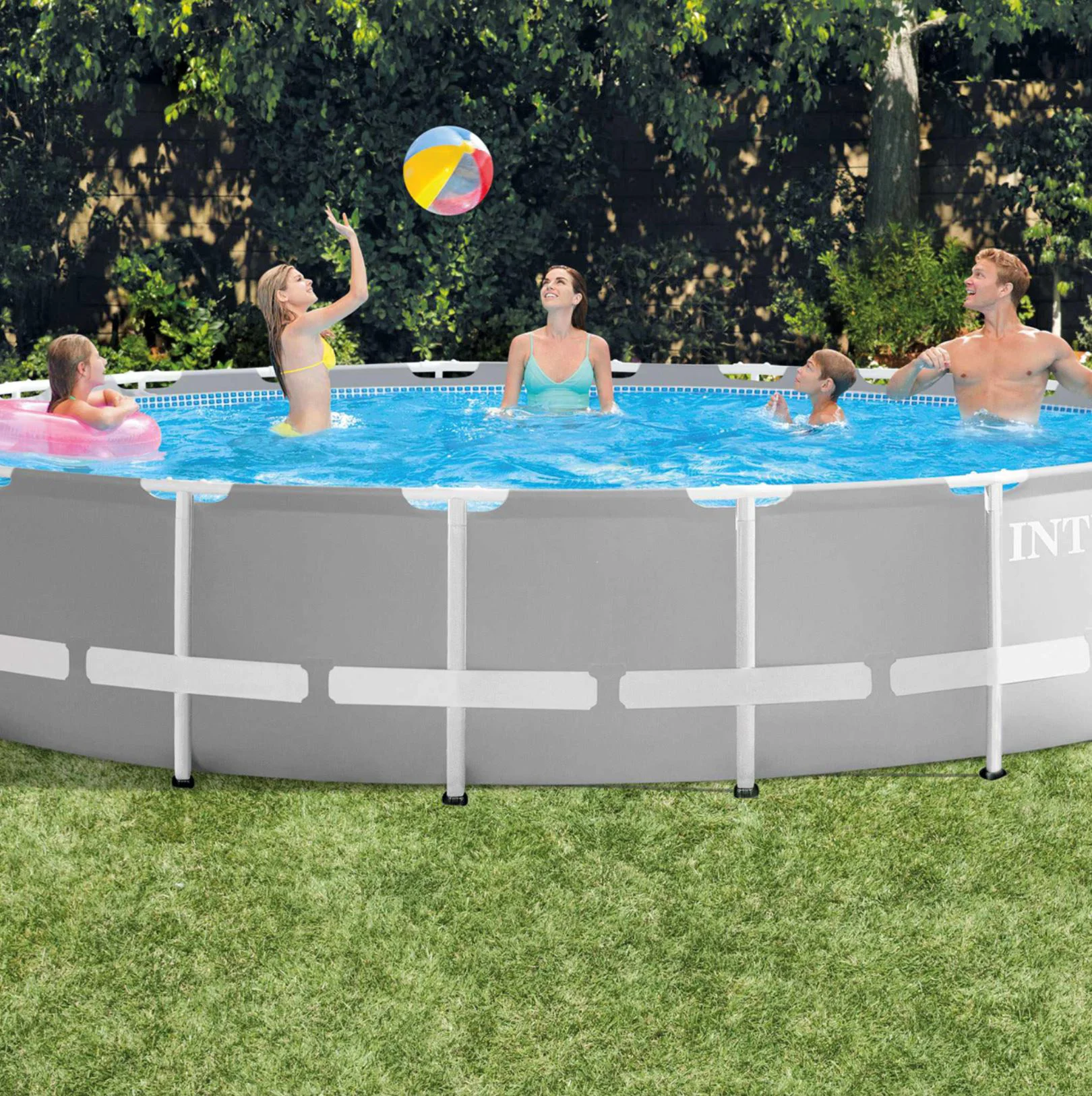 Piscina INTEX PRISM FRAME PREMIUM 610х132сm, 32695L, cadru metalic foto