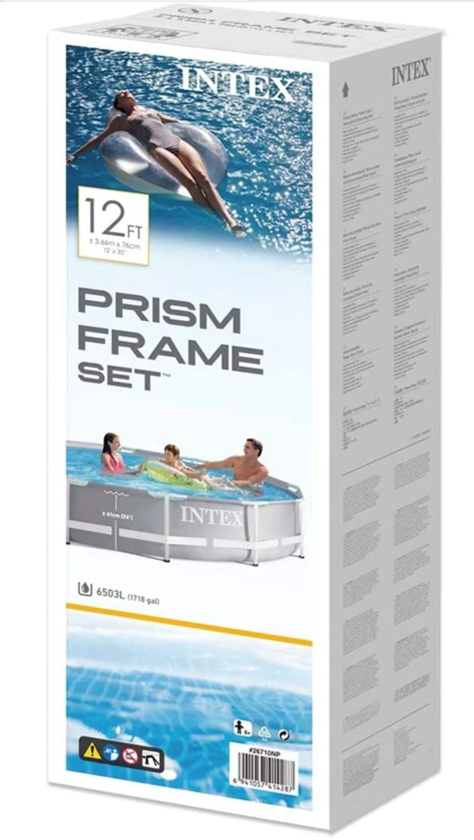 Piscina INTEX PRISM FRAME PREMIUM 366х76сm, 6503L, cadru metalic foto