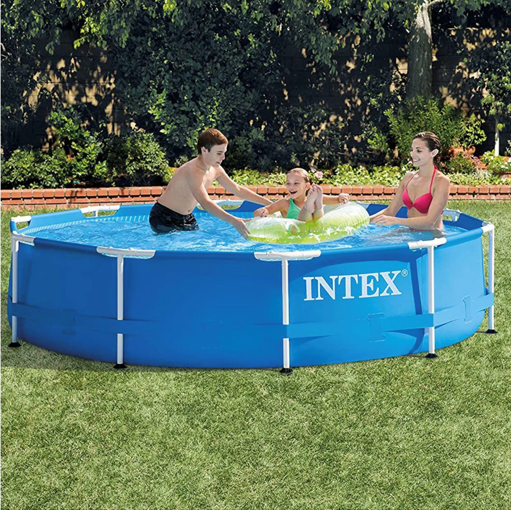 Piscina INTEX METAL FRAME 305x76 cm, 4485 L, cadru metalic foto