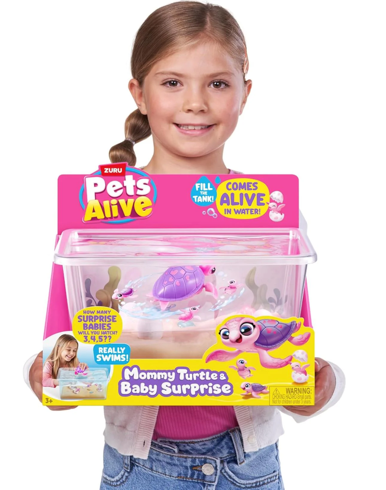 Set de joaca Pets Alive Acvariu, Mama testoasa cu pui foto