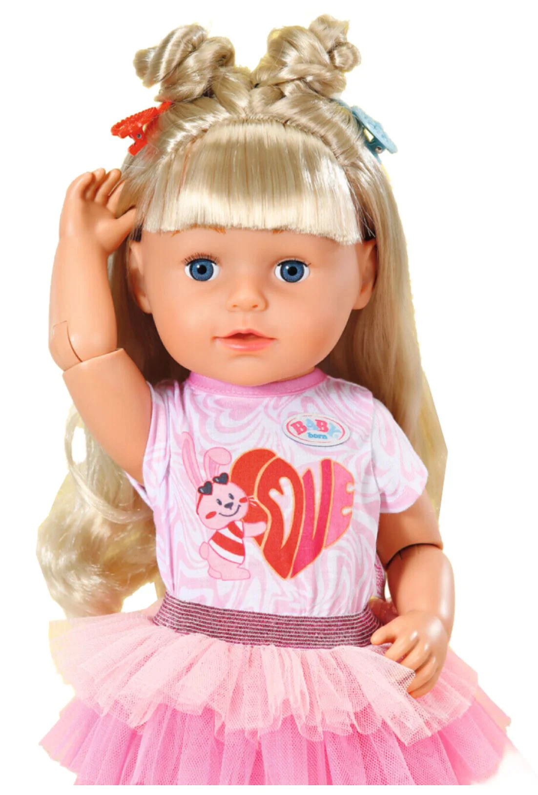 Papusa Baby Born Surioara Stilata 43 cm cu functii si accesorii foto