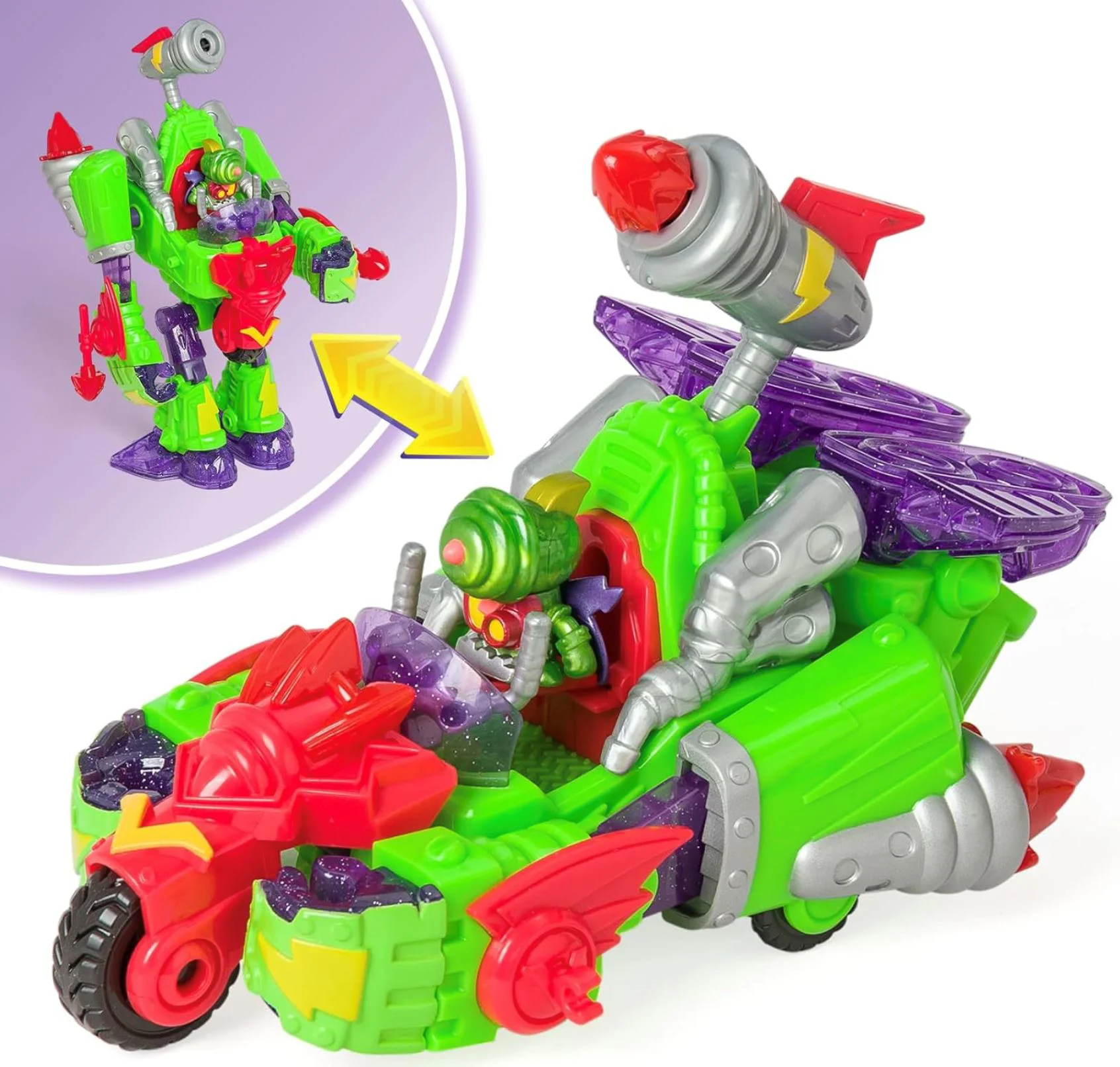 Set de joaca Superthings Super Robot Turbo Warrior Speed foto
