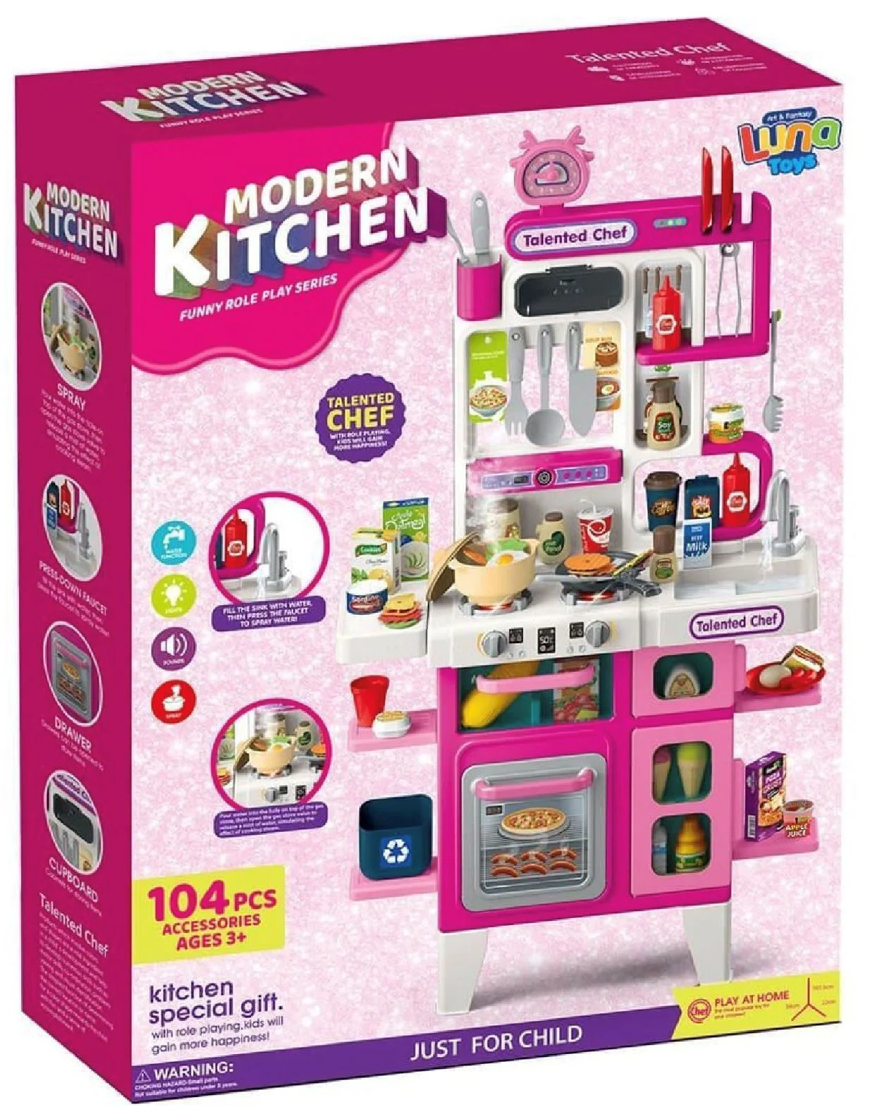 Игровой набор Essa Toys Кухня для детей, 104 эл. foto