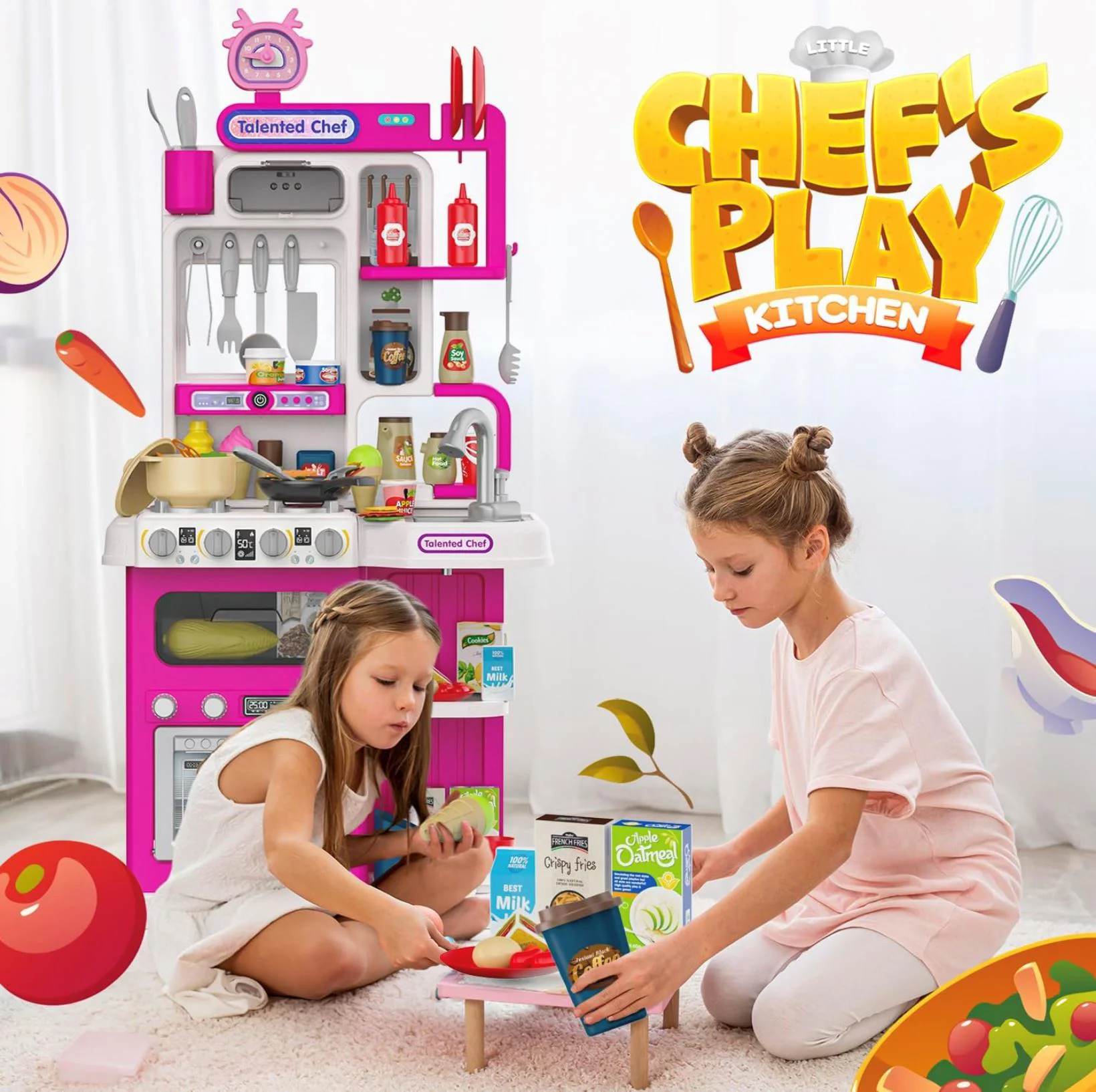 Игровой набор Essa Toys Кухня для детей, 104 эл. foto