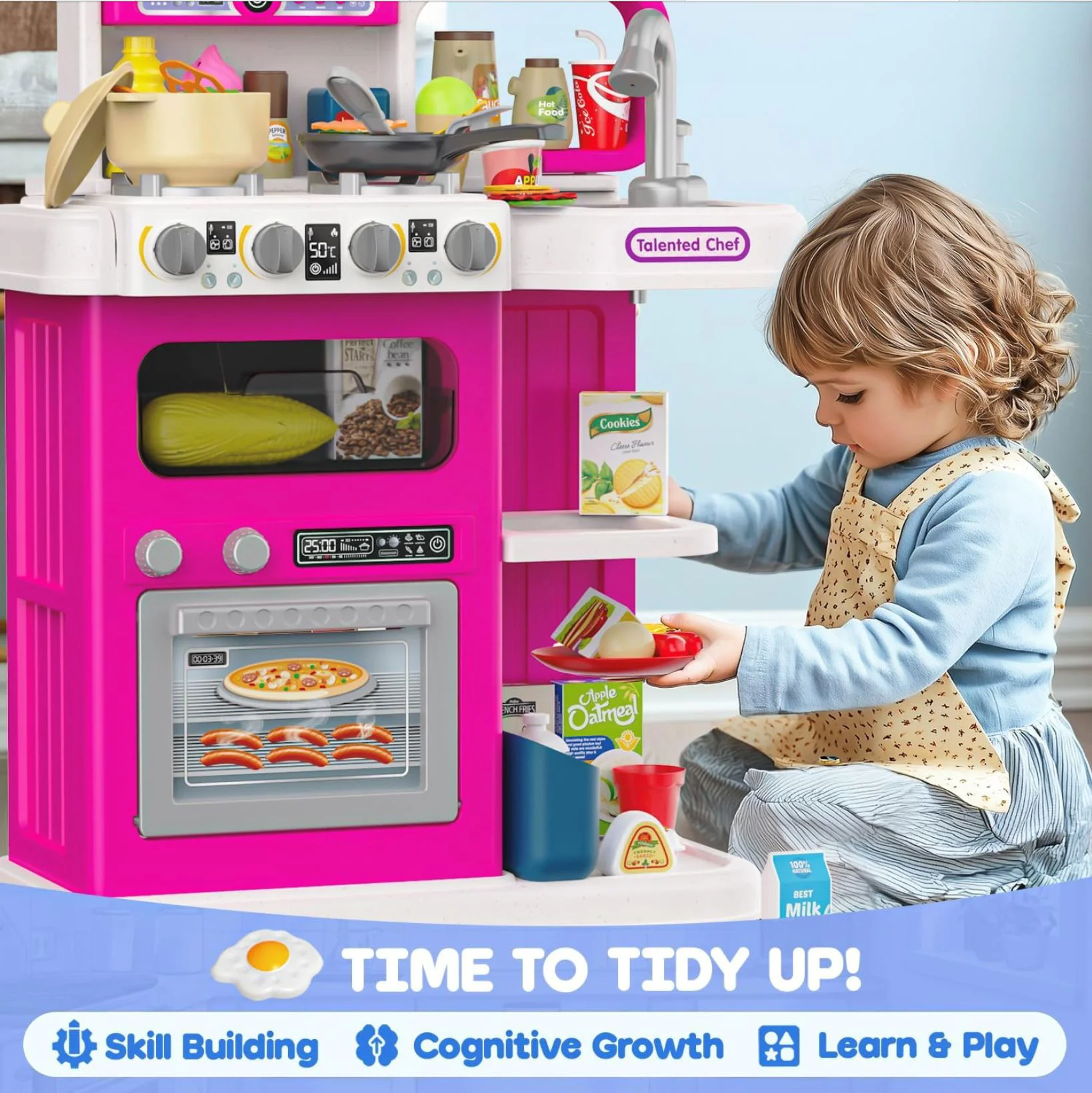 Игровой набор Essa Toys Кухня для детей, 104 эл. foto
