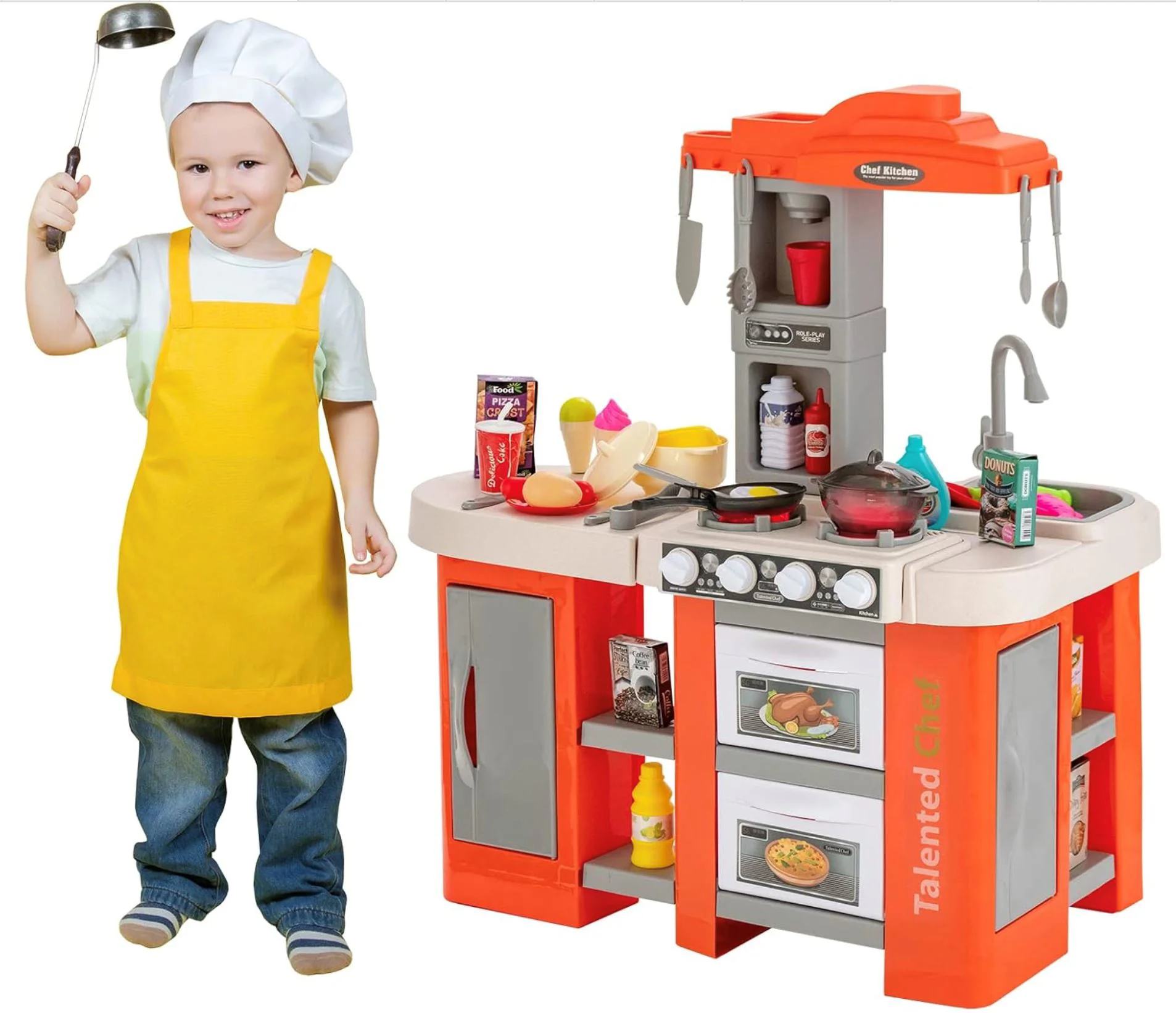 Игровой набор Essa Toys – Мини-кухня для детей, 67 эл. foto