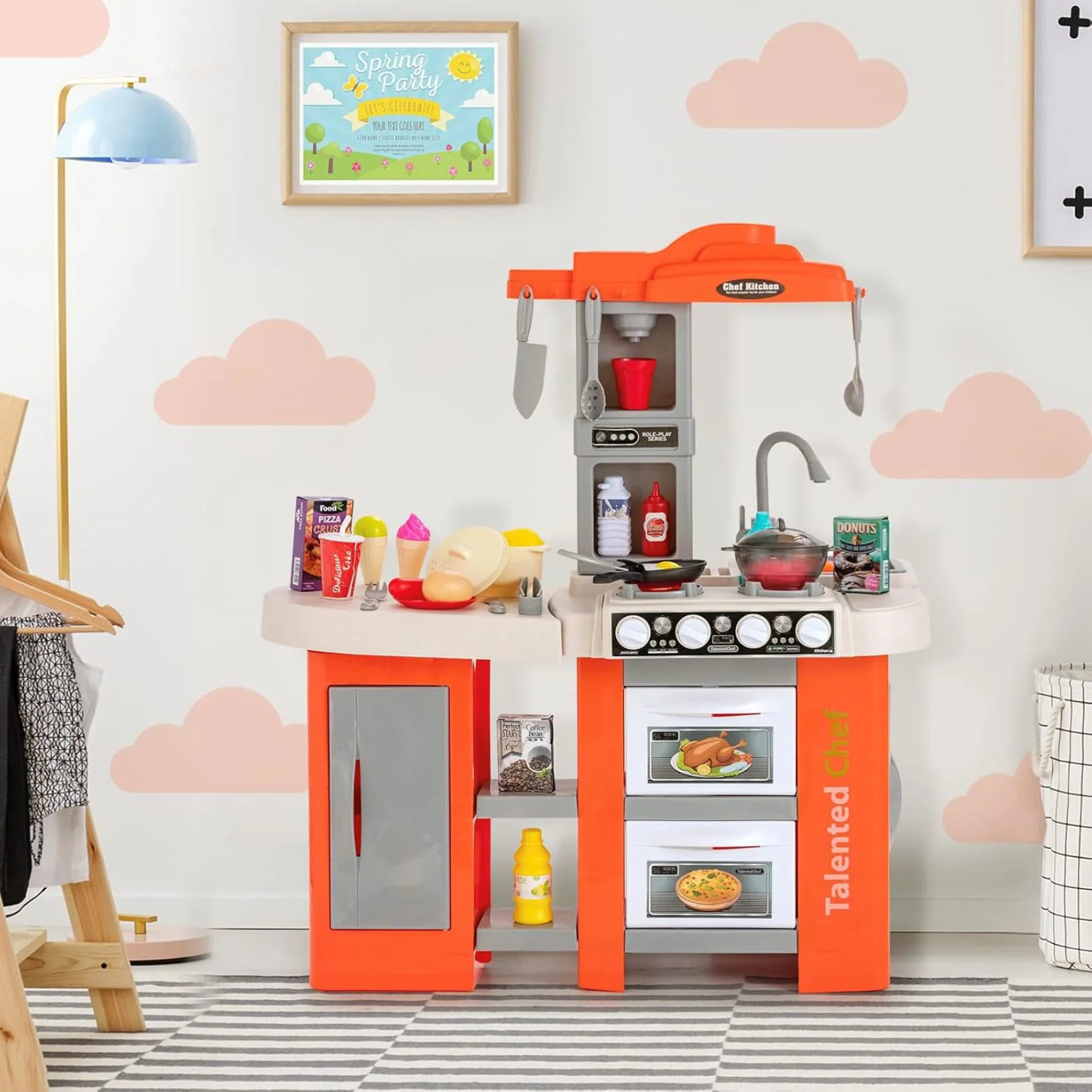 Игровой набор Essa Toys – Мини-кухня для детей, 67 эл. foto