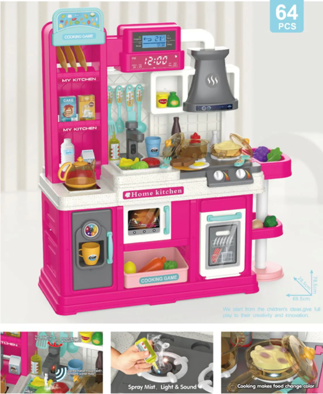Игровой набор Essa Toys Молодой повар, с аксессуарами, 64 эл. foto
