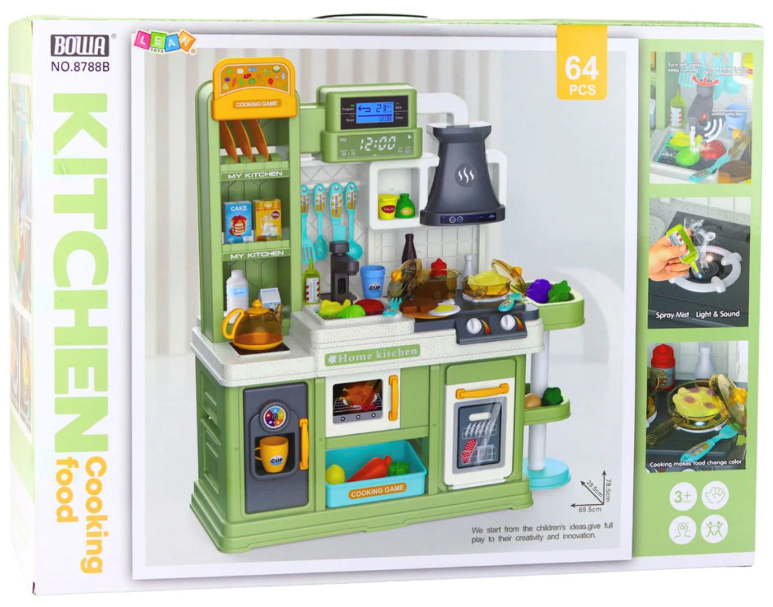 Игровой набор для детей Essa Toys Маленький шеф с аксессуарами, 64 эл. foto