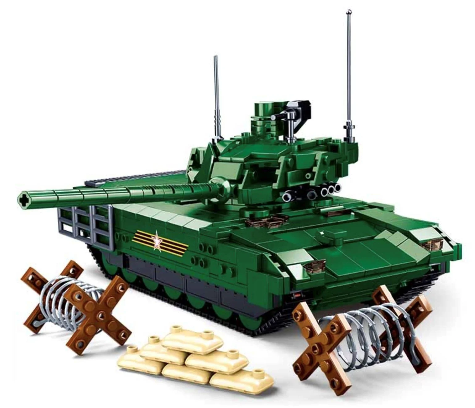 Set de constructie Sluban Tanc T-14, 995 el. foto