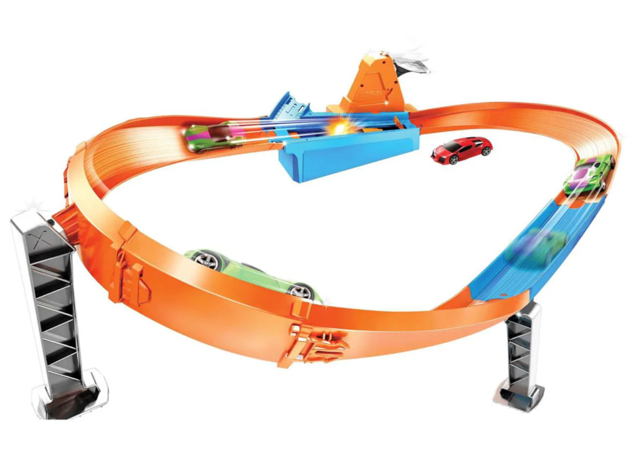 Set de joaca Hot Wheels Campionul cercului, 1:64 foto