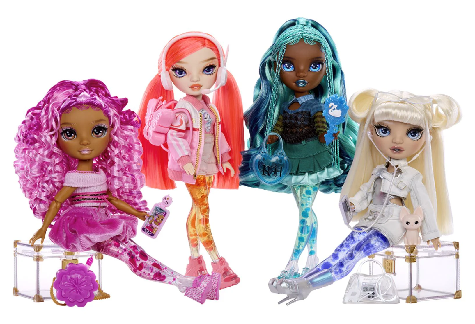 Papusa Rainbow High Whitney, seria Sparkle & Shine, cu accesorii foto