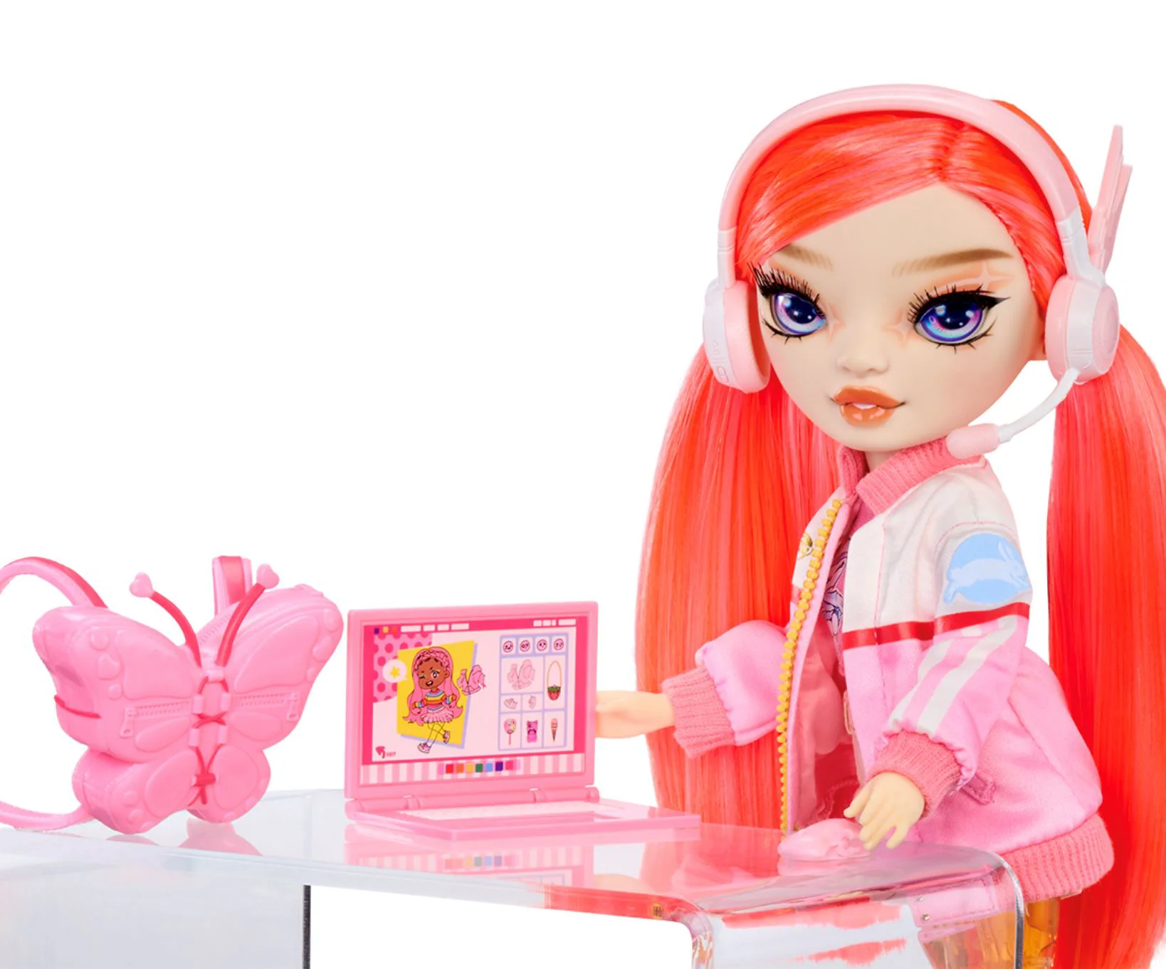 Papusa Rainbow High Dawn, seria Sparkle & Shine, cu accesorii foto