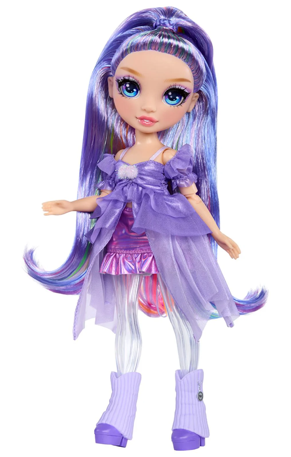 Set de joaca cu papusa Rainbow High Violet Willow, cu accesorii foto