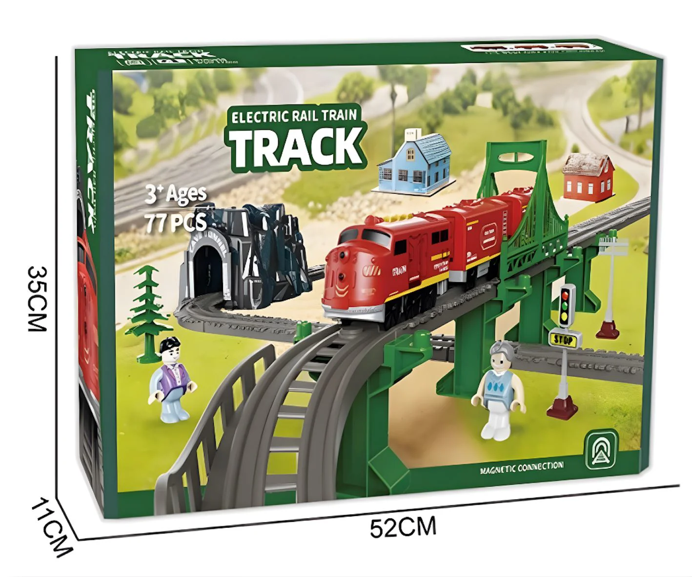 Jucarie pentru copii Essa Toys Tren electric cu cale ferata foto