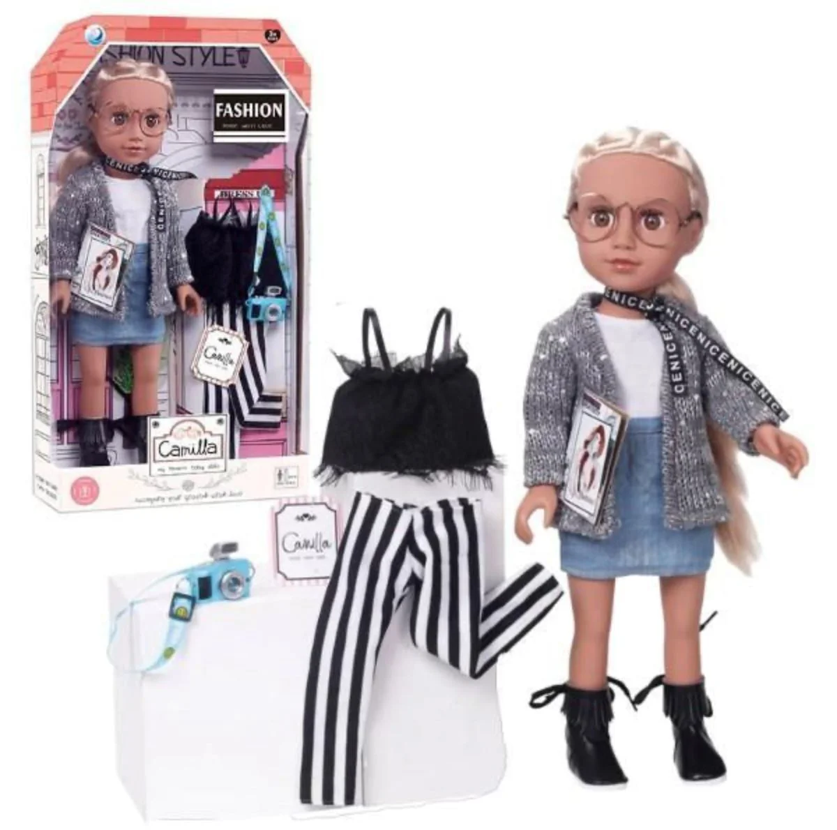 Игровой набор Essa Toys Camilla, Девочка-фотограф, 44 см foto
