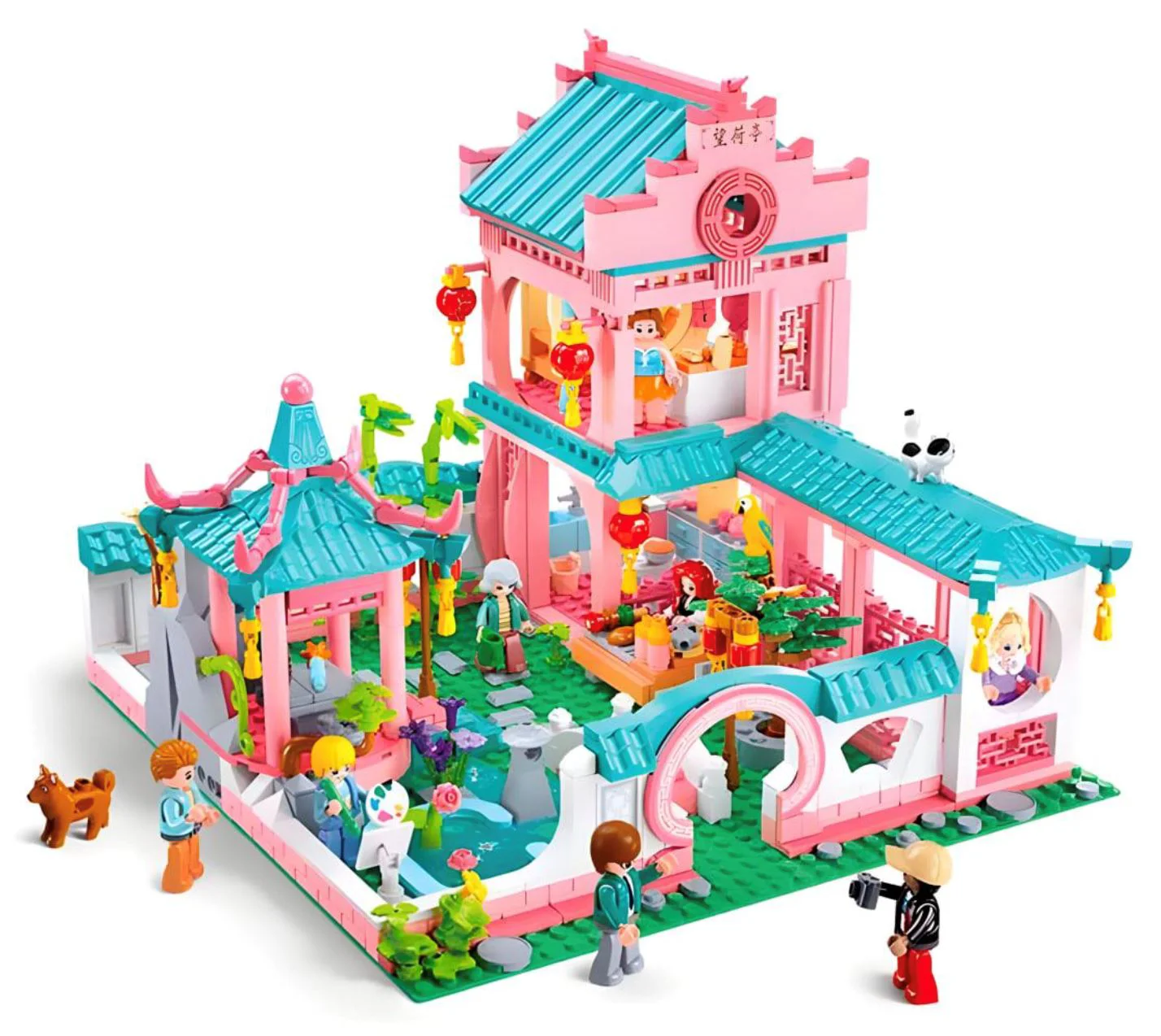 Set de constructie SLUBAN Vila in stil chinezesc 2, 959 el. foto