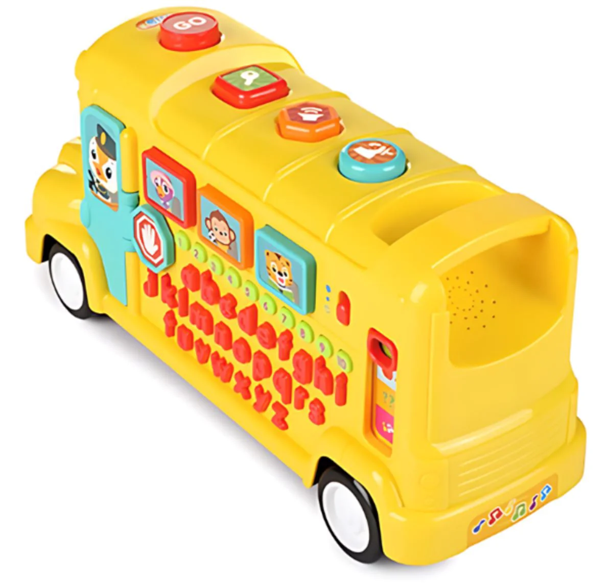 Jucarie educativa Hola Toys Autobuz scolar foto