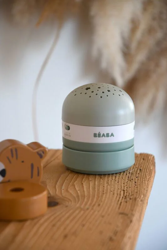 Lampa de veghe cu proiector Beaba Pixie Sage Green foto