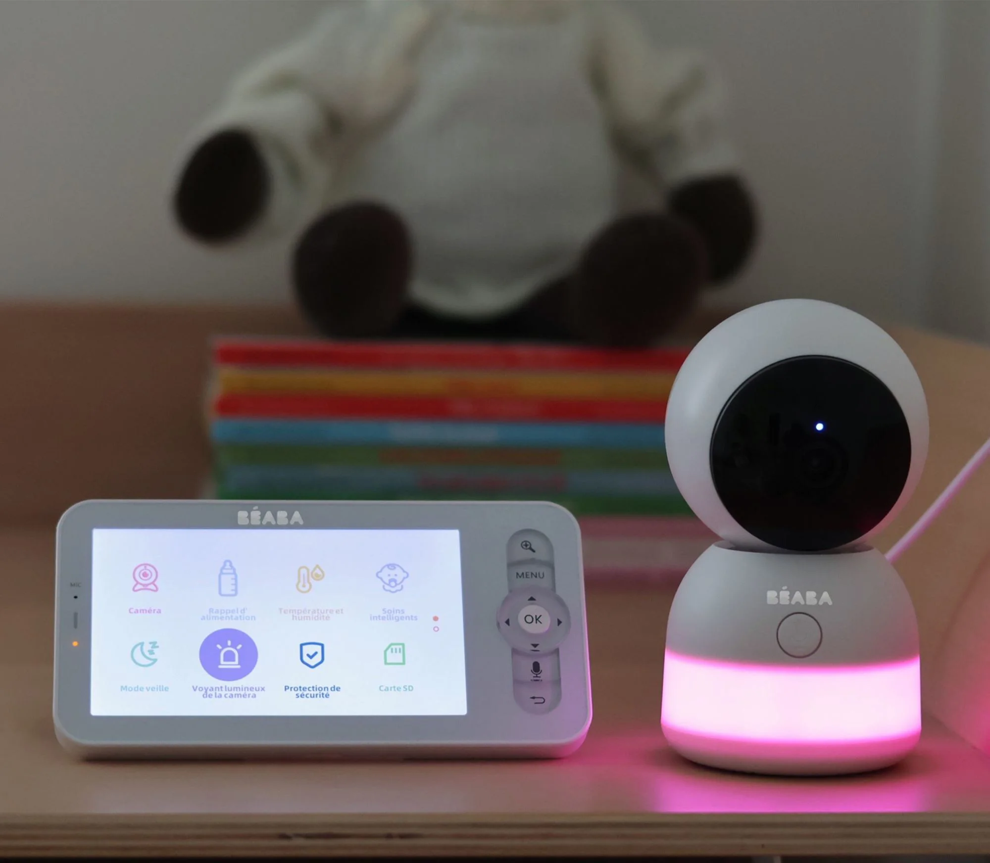 Видеоняня цифровая Beaba Wi‑Fi Zen Connect Light White foto