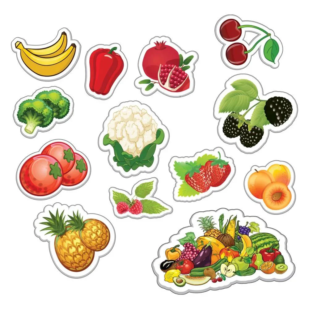 Joc educativ Noriel Legume si fructe magnetice foto