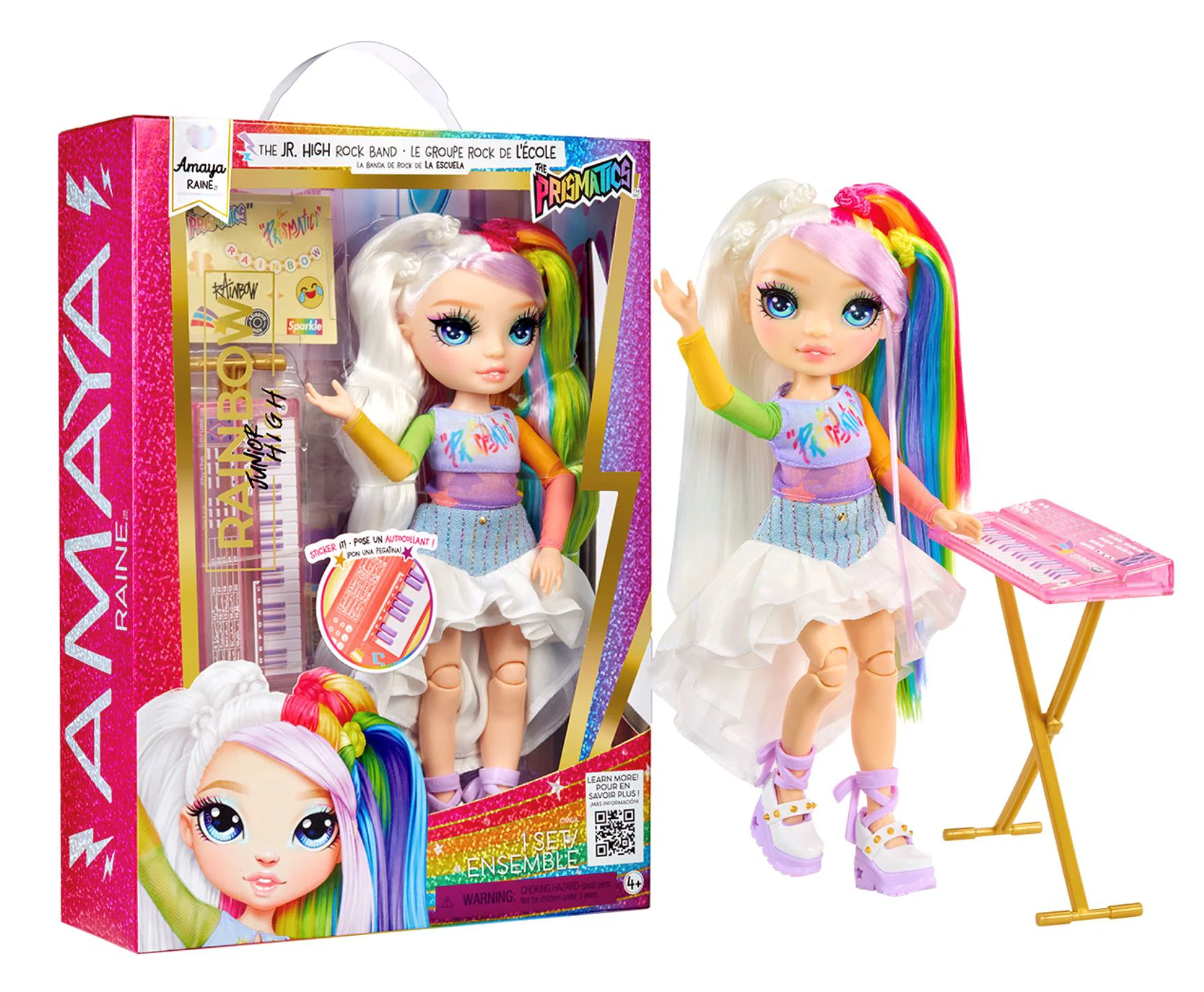 Papusa Rainbow High Amaya Raine, 23 cm foto