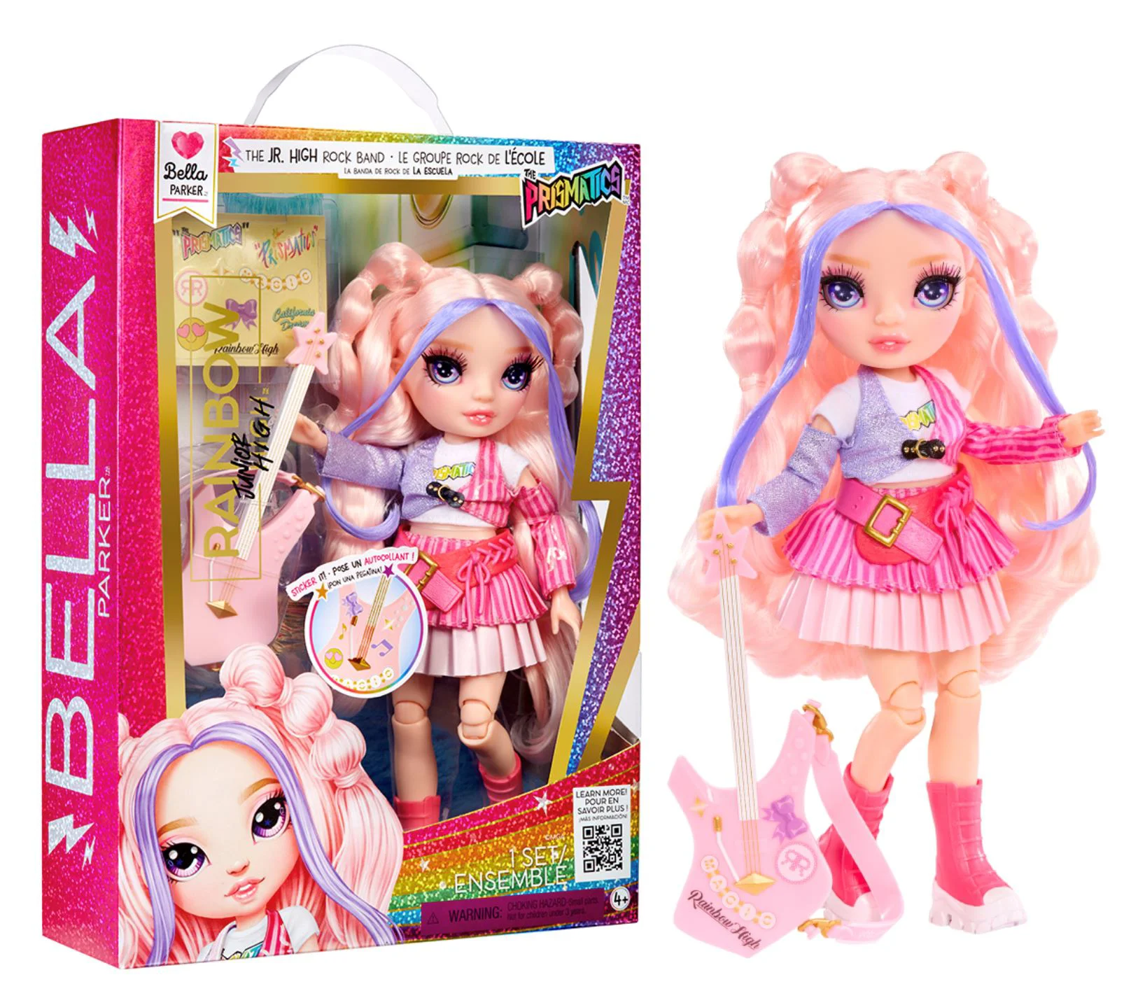 Papusa Rainbow High Bella Parker, 23 cm foto