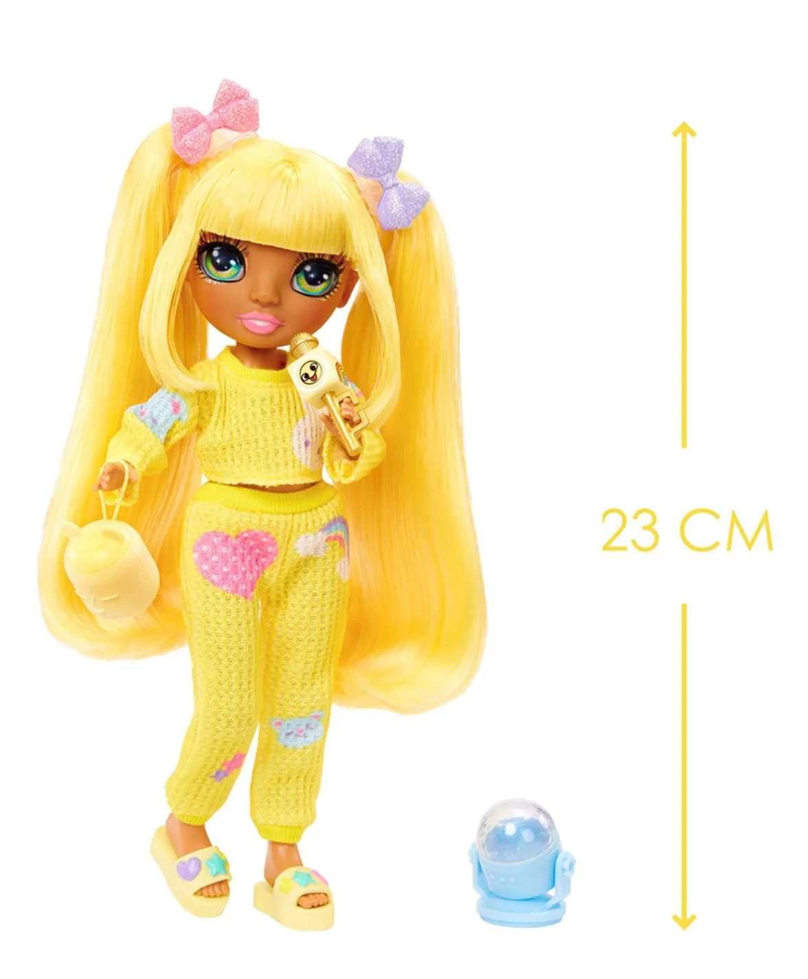 Papusa Rainbow High Junior PJ Party, Sunny Madison, 23 cm foto