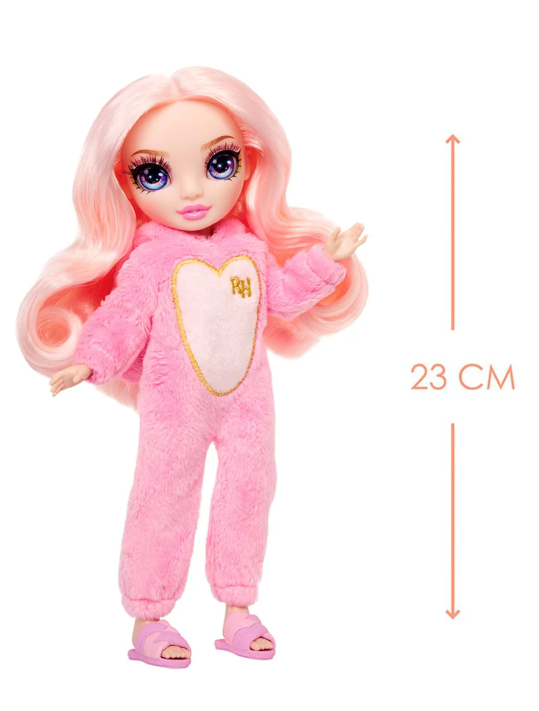 Papusa Rainbow High Junior PJ Party, Bella Parker, 23 cm foto