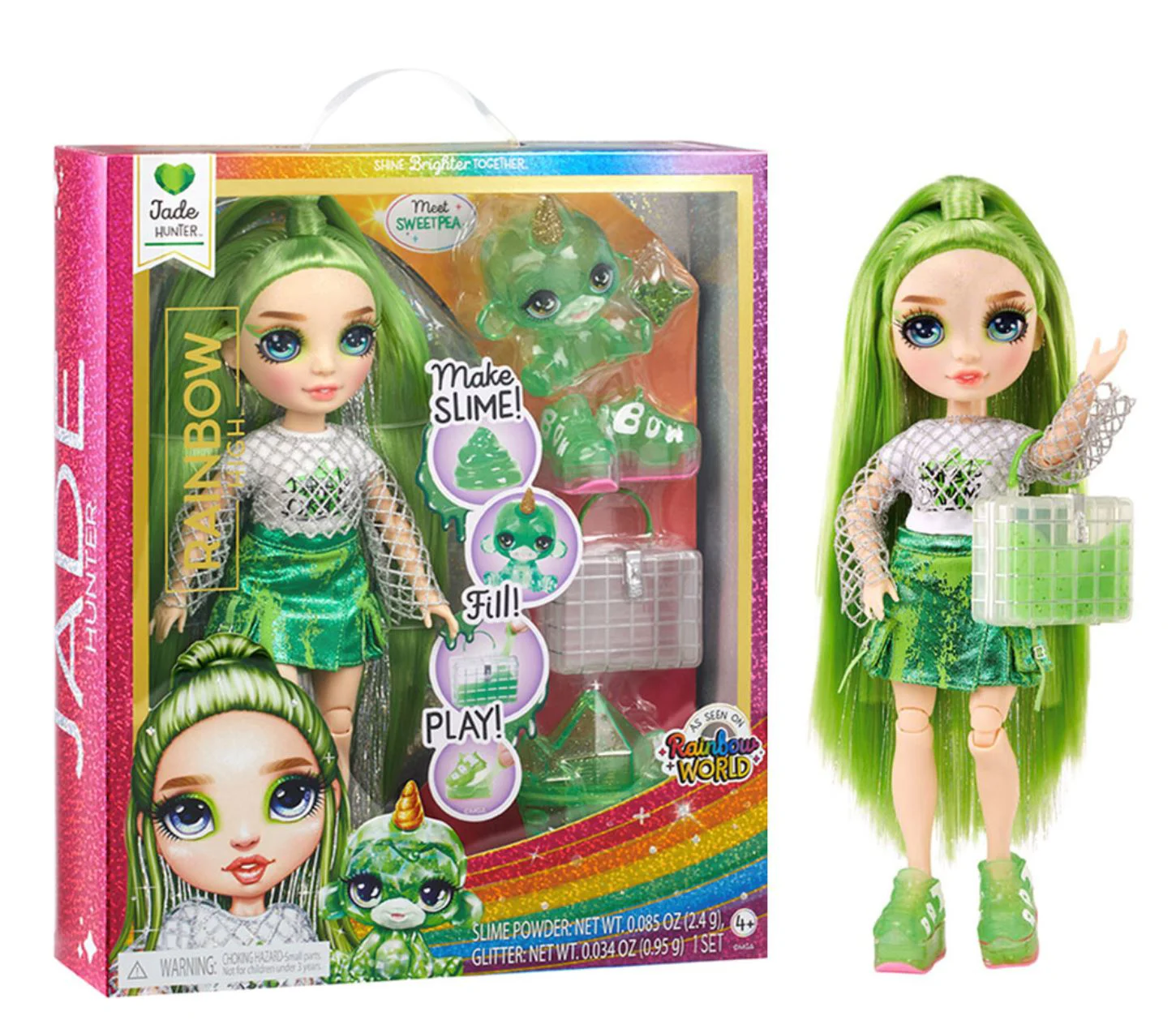 Set de joaca Rainbow High Jade Hunter, 28 cm foto
