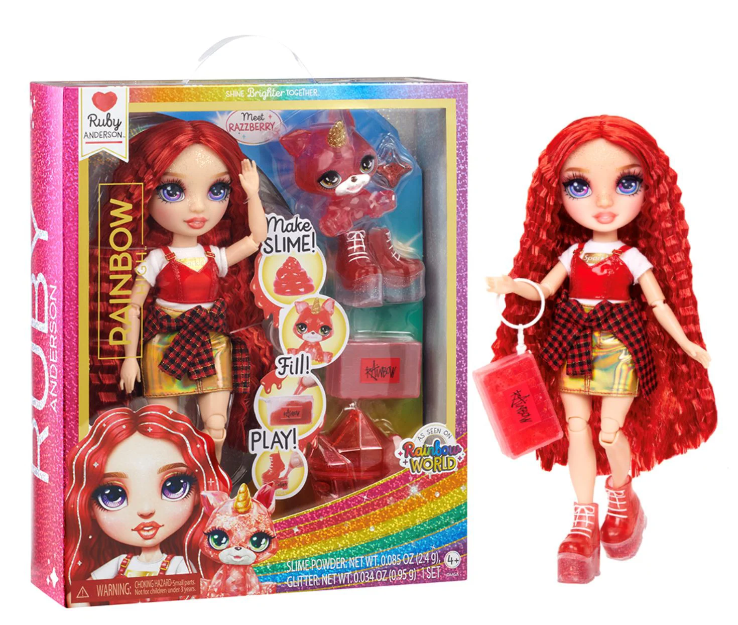 Set de joaca Rainbow High Ruby Anderson, 28 cm foto