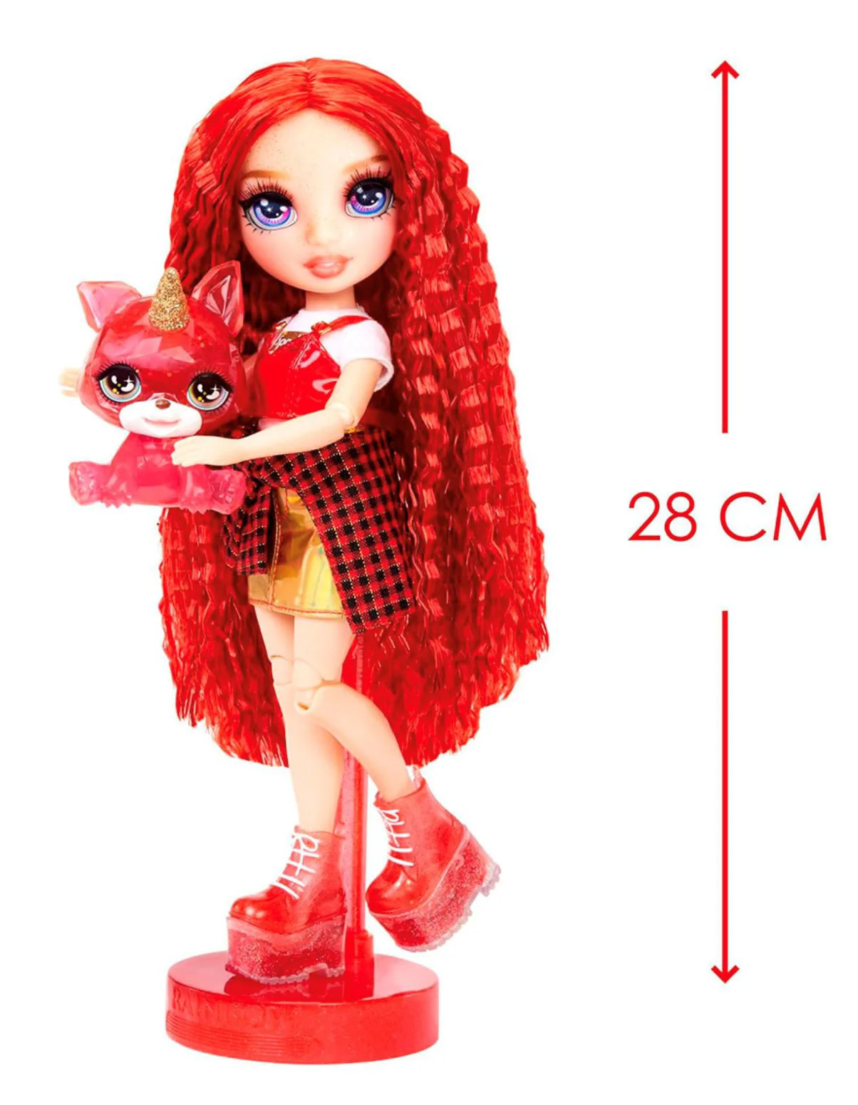 Set de joaca Rainbow High Ruby Anderson, 28 cm foto