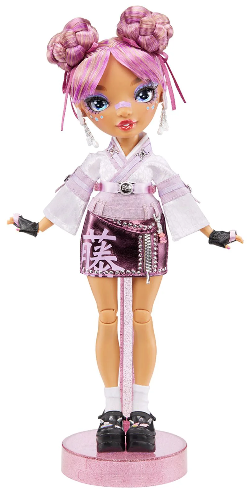Papusa Rainbow High Lila Yamamoto cu accesorii, 28 cm foto